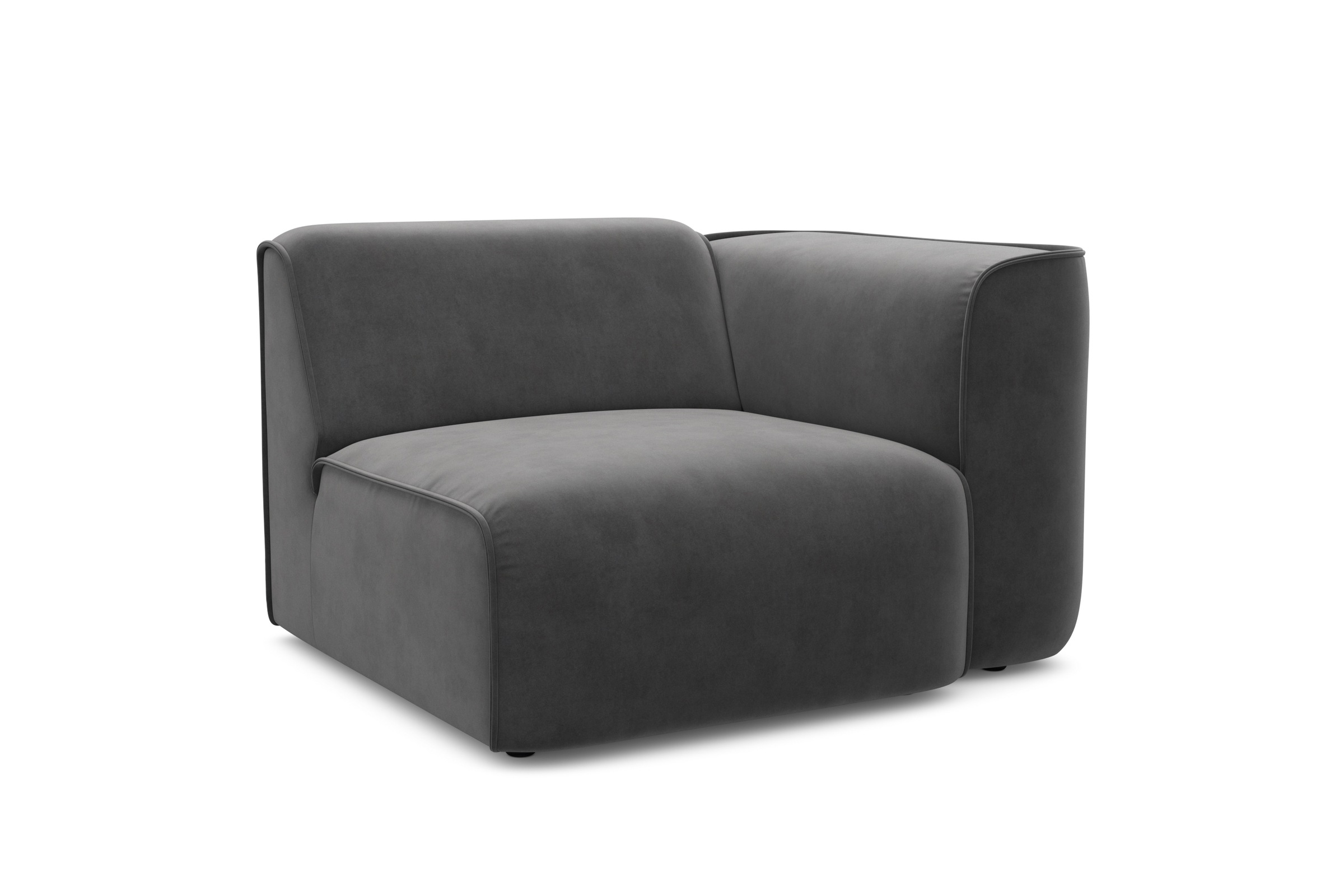 RAUM.ID Sessel »Merid Sofa-Eckelement, Masse B/T/H: 109/97/46 cm«, als Modul oder separat verwendbar, für individuelle Zusammenstellung