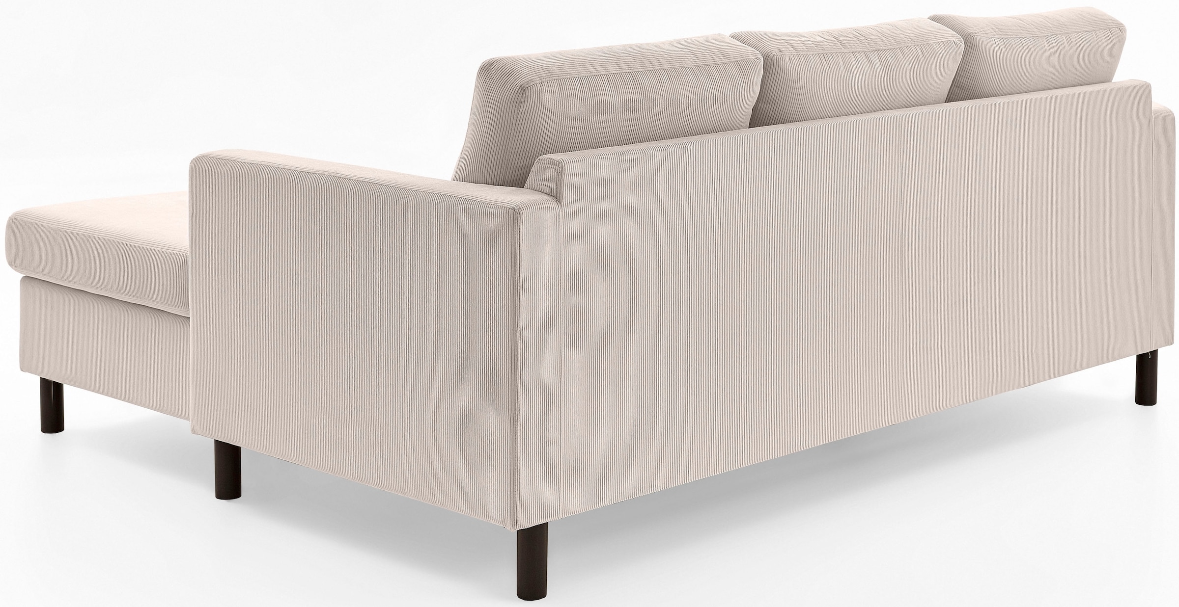 ATLANTIC home collection Ecksofa »Tea L-Form«, Ecksofa, frei im Raum stellbar und Recamiere beidseitig montierbar