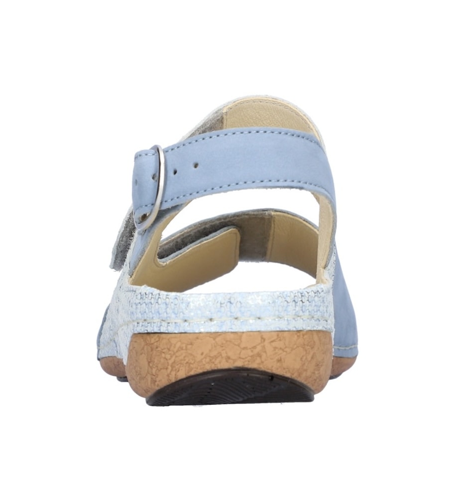 Waldläufer Sandale »HELIETT«  , Sommerschuh, Klettschuh, Keilabsatz, in Komfortweite H (= sehr weit)