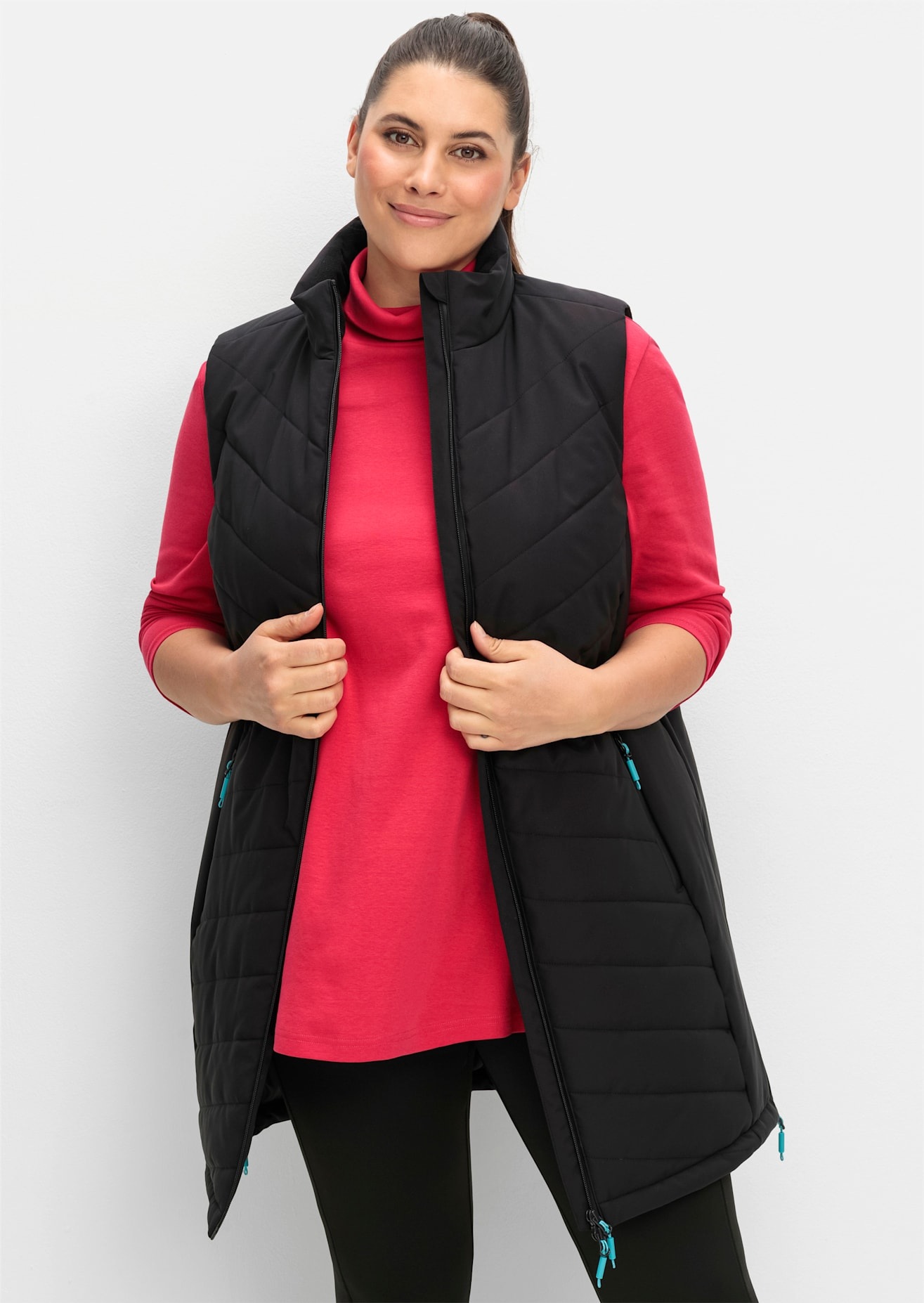 Sheego Langjacke, ohne Kapuze