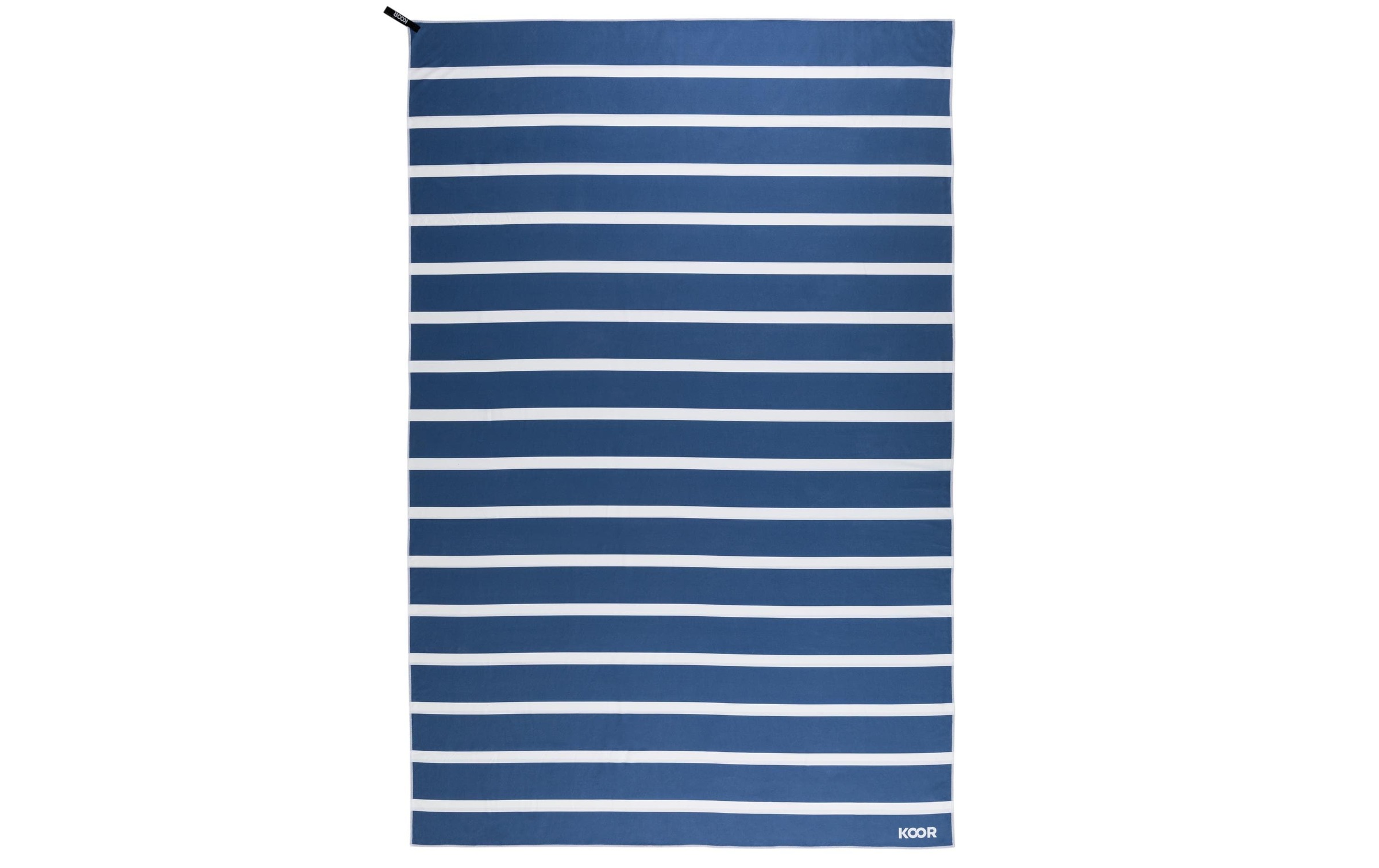 Image of KOOR Strandtuch "Badetuch blue stripes XXL"