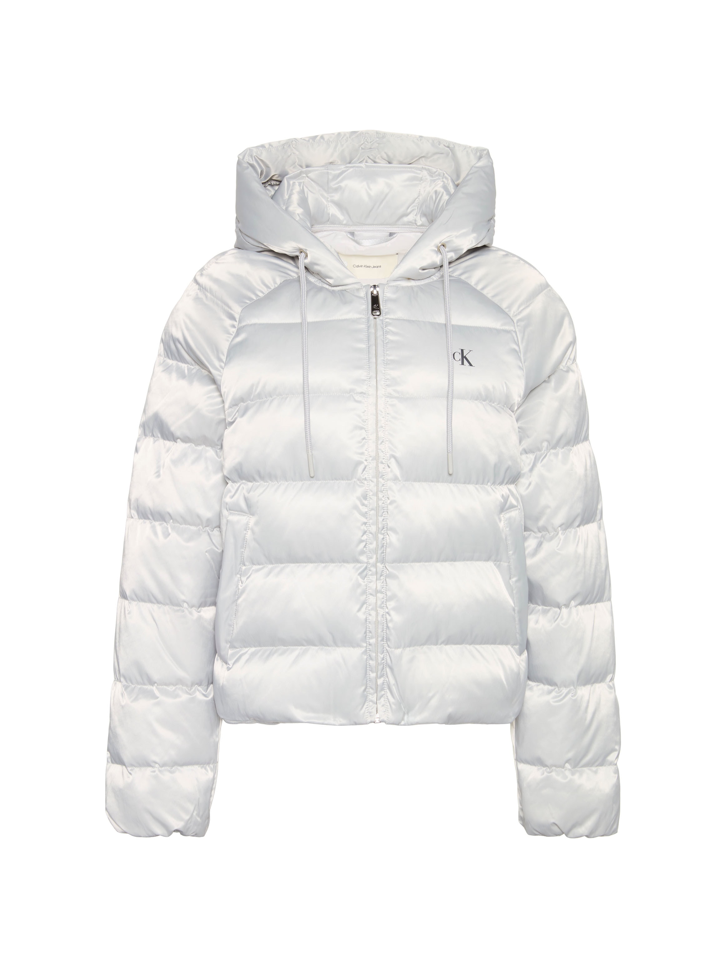 Calvin Klein Jeans Steppjacke mit Kapuze Regular fit mit Rundhalsausschnitt