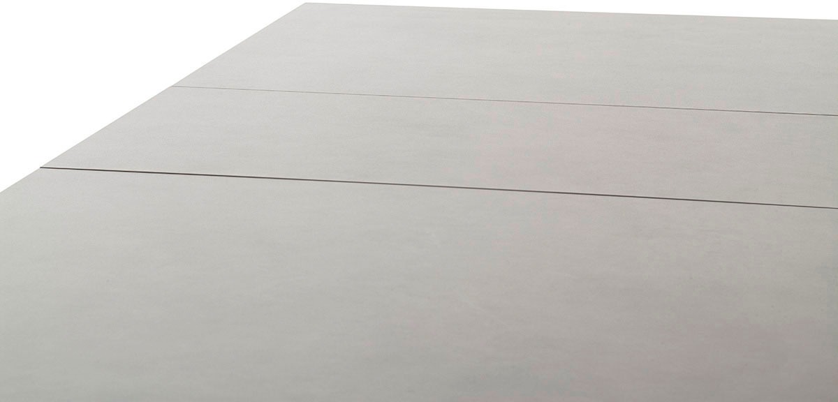 MCA furniture Esstisch »MASSARO Tisch mit Säule 160-210 cm« Einzelstück,  Keramik, Metall, Synchronauszug, ausziehbar, 6-8 Pers.