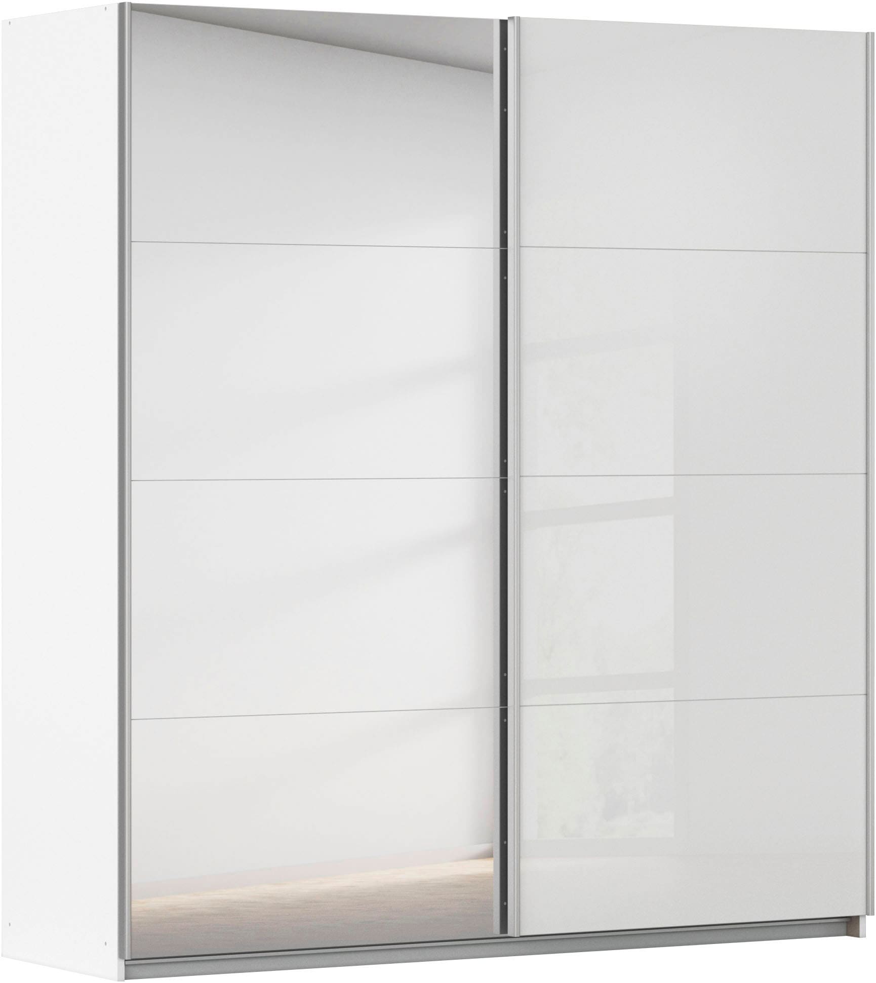 Image of rauch Schwebetürenschrank "Kleiderschrank Schrank KinderzimmerSUBITO" Schlafzimmerschrank Glas- und Spiegel Breiten 136 & 181 - Höhe 197 cm