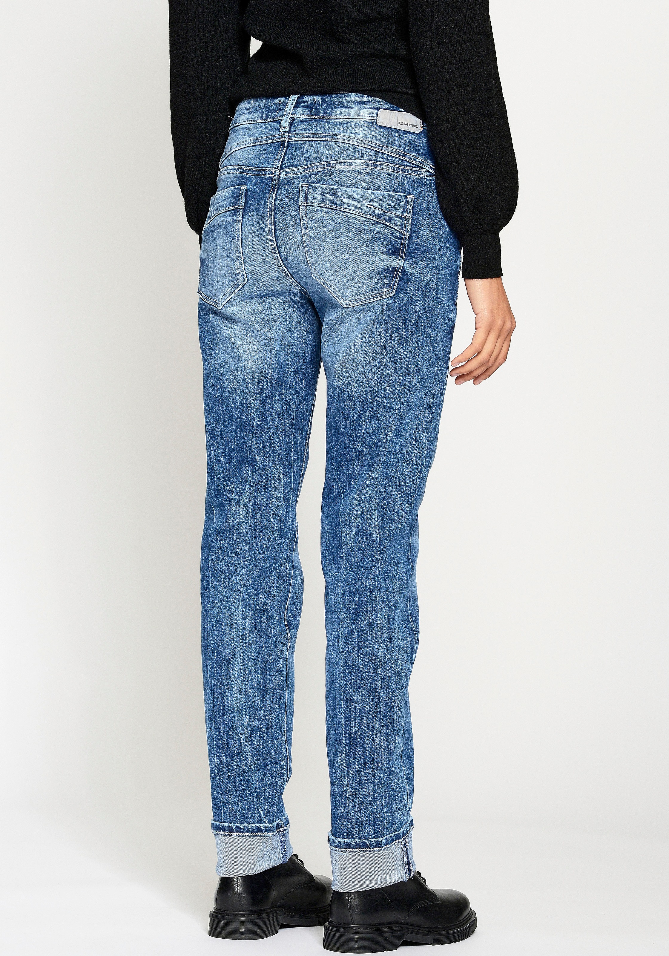 ♕ versandkostenfrei bestellen GANG Straight-Jeans »94RUBINA«