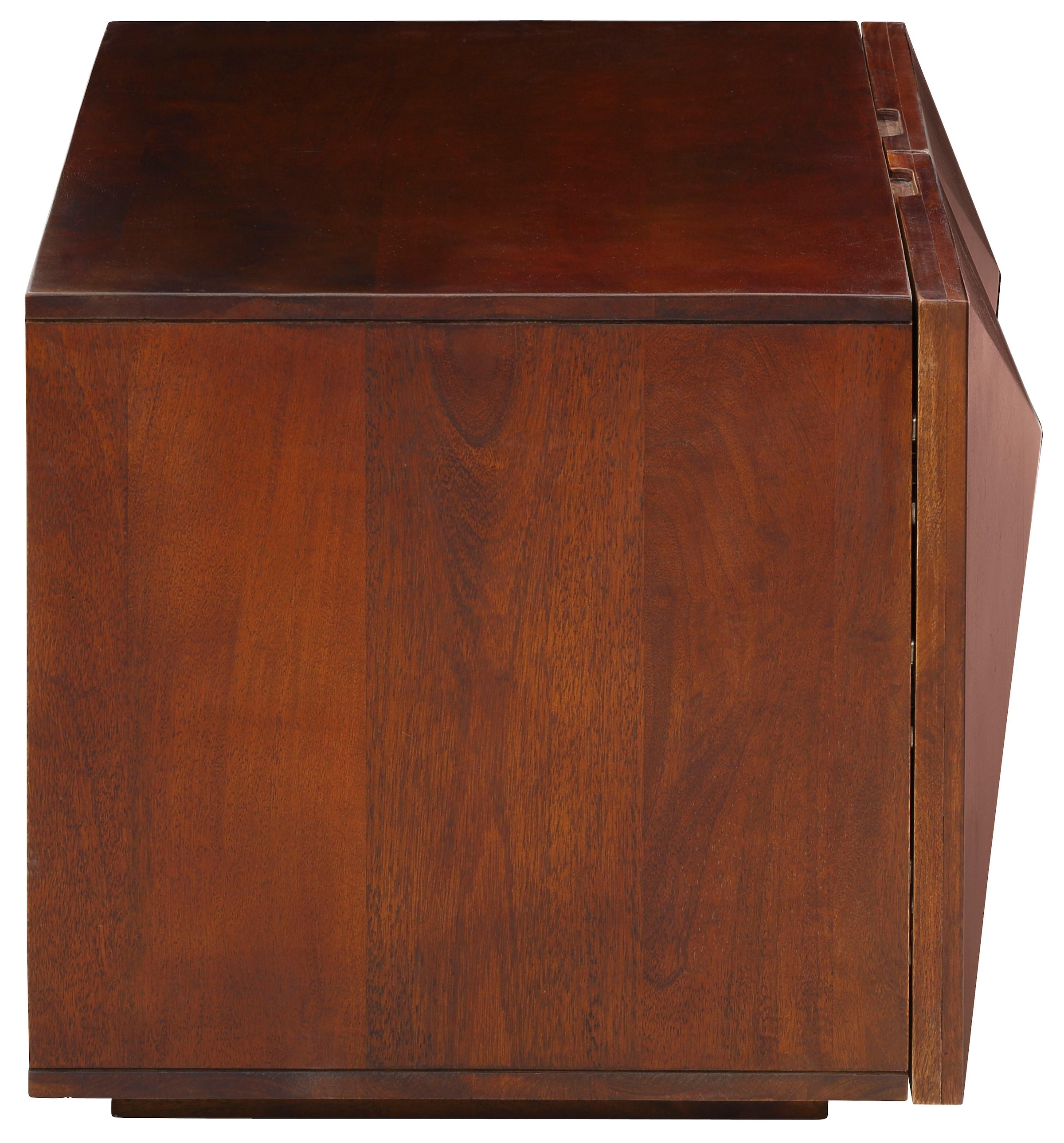 Home affaire Couchtisch »Diamond«, aus massivem Mangoholz mit 3D-Optik auf den Aussenseiten, Breite 90 cm