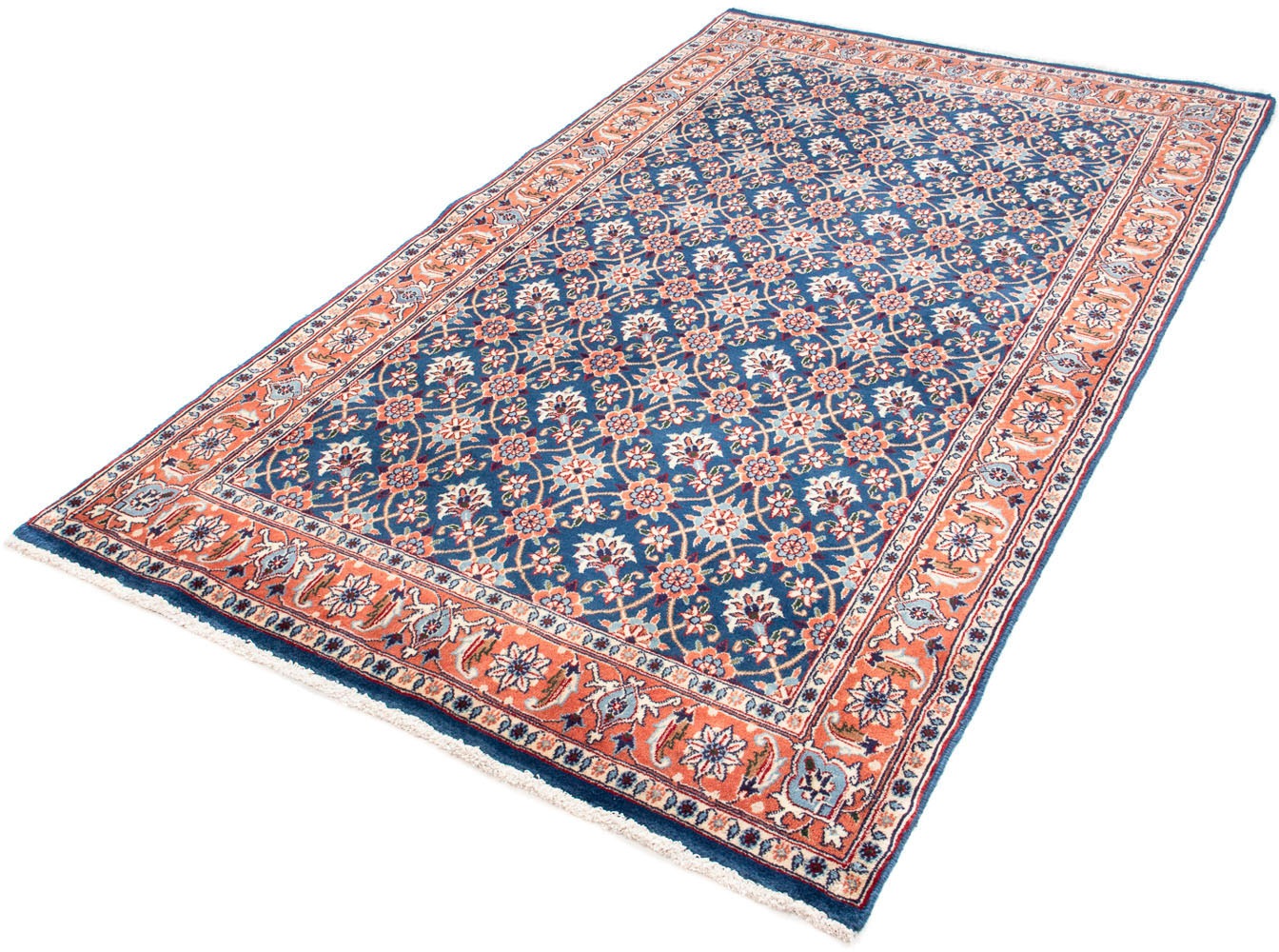 Image of morgenland Orientteppich »Perser - Nomadic - 200 x 115 cm - blau«, rechteckig, 10 mm Höhe, Wohnzimmer, Handgeknüpft, Einzelstück mit Zertifikat bei Ackermann Versand Schweiz