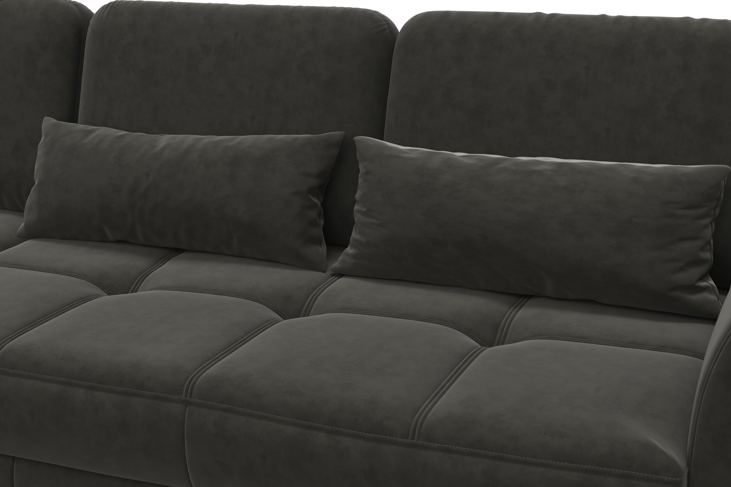 sit&more Ecksofa »Bendigo L-Form«, inklusive Sitztiefenverstellung, Bodenfreiheit 12 cm, in 2 Fussfarben