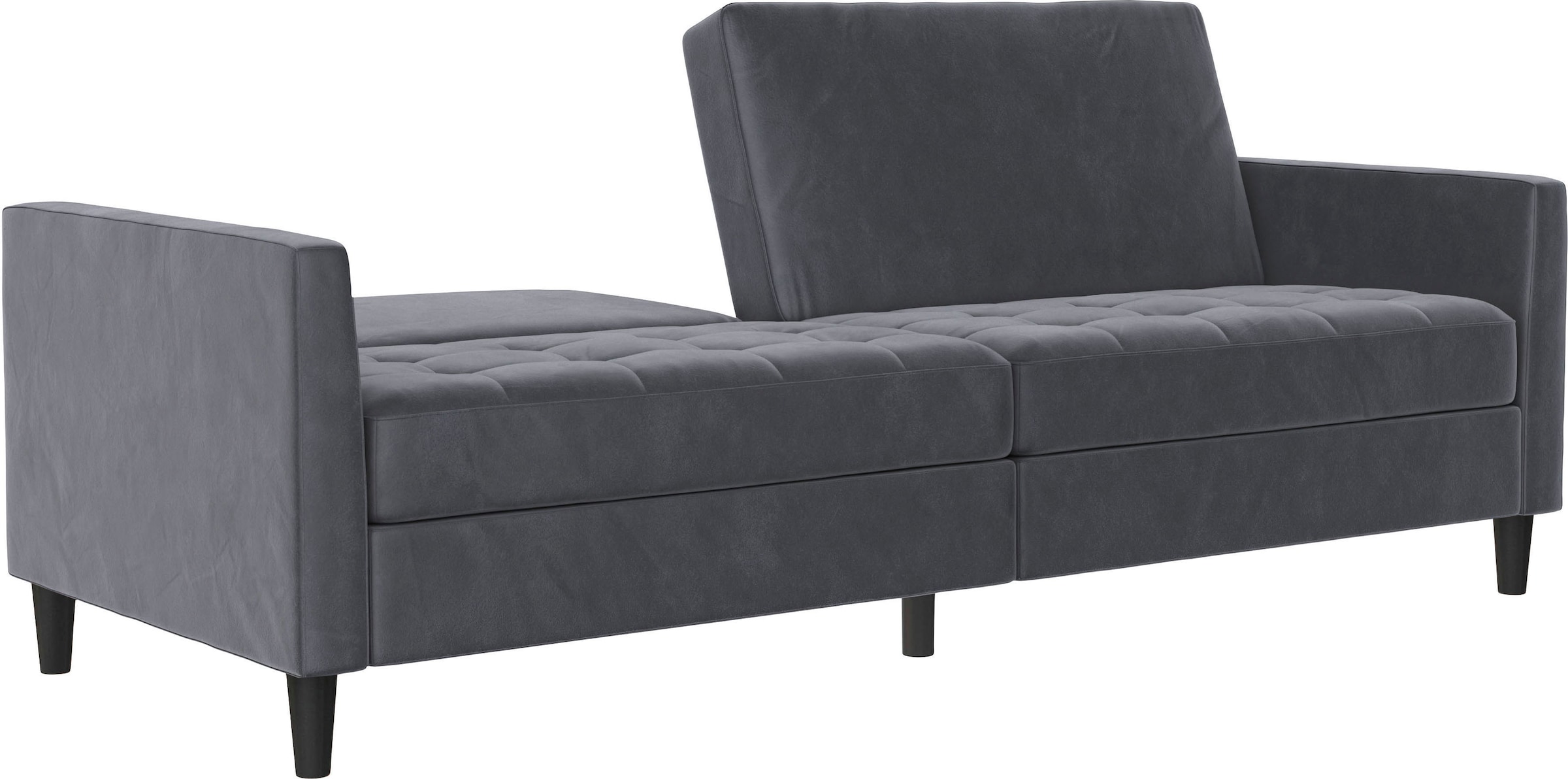 Dorel Home 3-Sitzer »Presley« Sofa mit Bett-Funktion und verstellbarer Rückenlehne