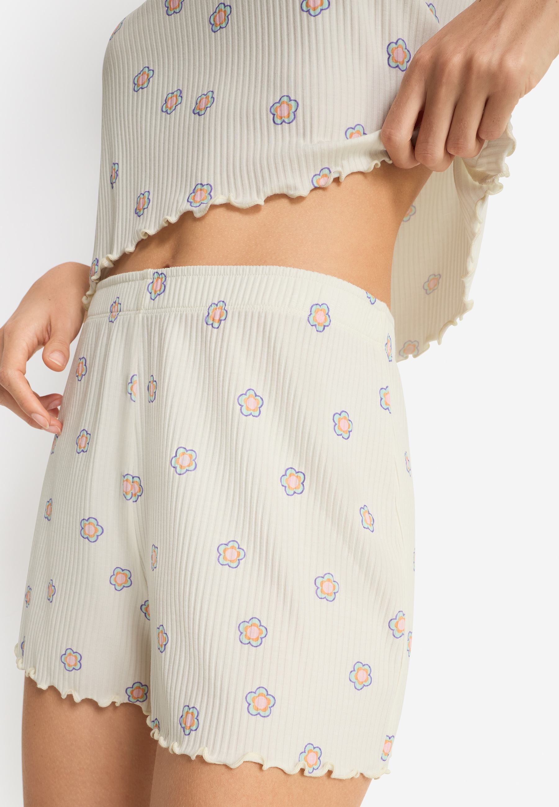 LSCN by LASCANA Shorty Set, 2 tlg. All-over Print