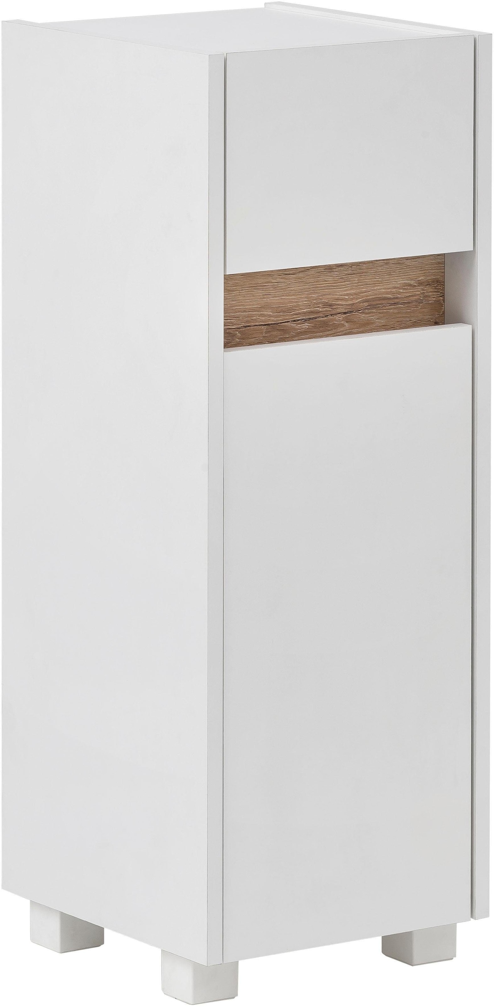 Schildmeyer Unterschrank »Cosmo«, Breite 30 cm, Badezimmerschrank, Blende im modernen Wildeiche-Look