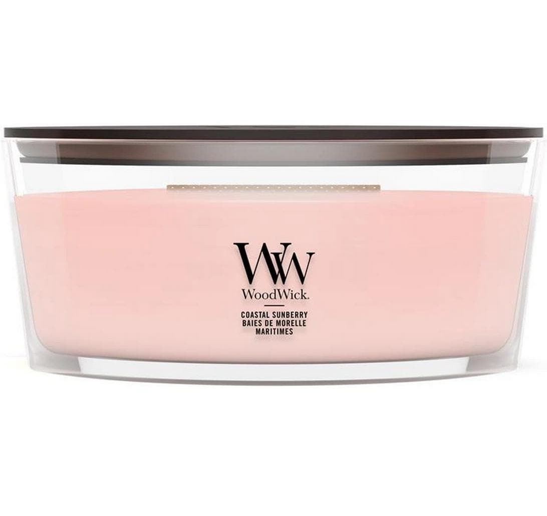 Image of Woodwick Duftkerze "Coastal Sunberry Ellipse"