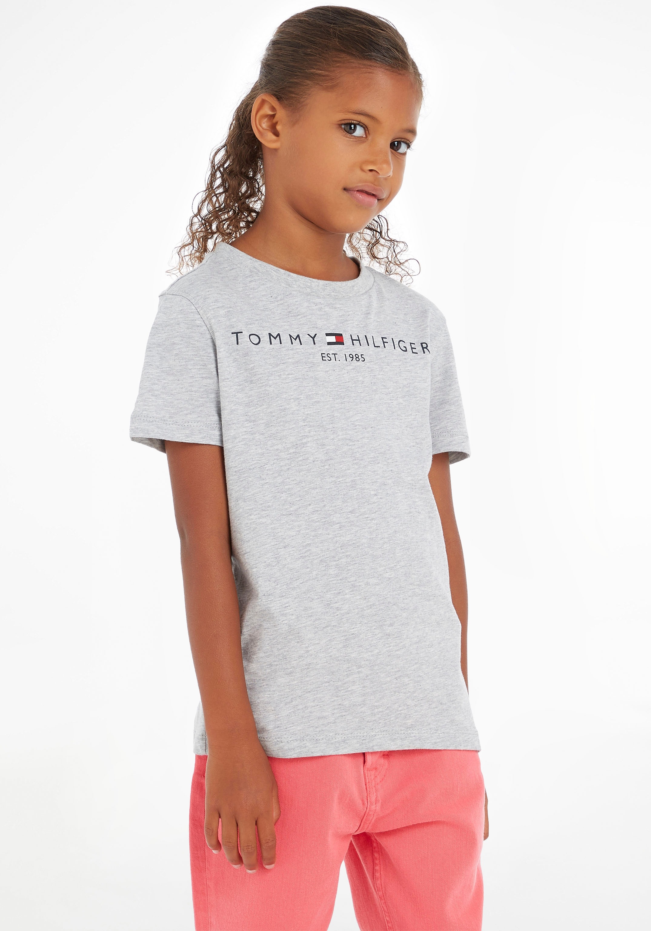 für en Mädchen Hilfiger »ESSENTIAL T-Shirt und TEE«, Jungen ligne Tommy Acheter ✌