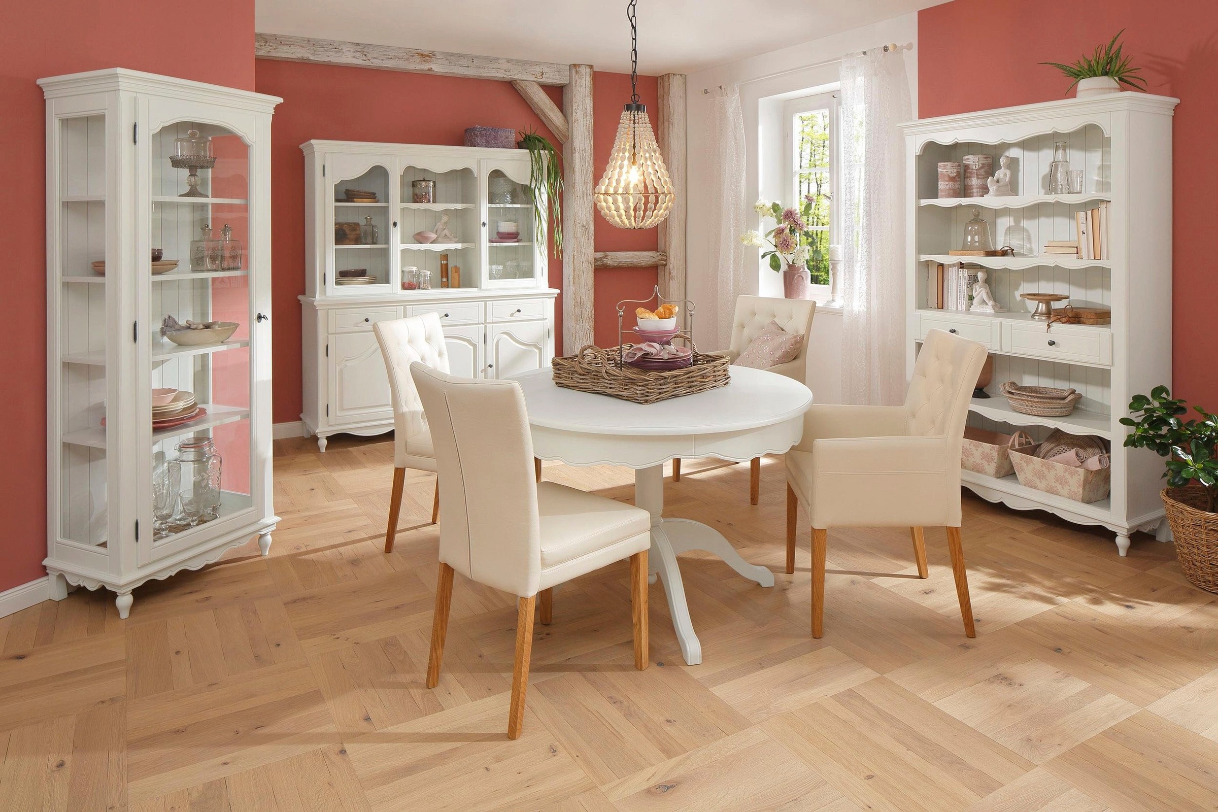 Home affaire 4-Fussstuhl »Colorado«, (Set), 4 St., Kunstleder, Beine aus Buche, wengefarben lackiert, Im 2er, 4er oder 6er-Set