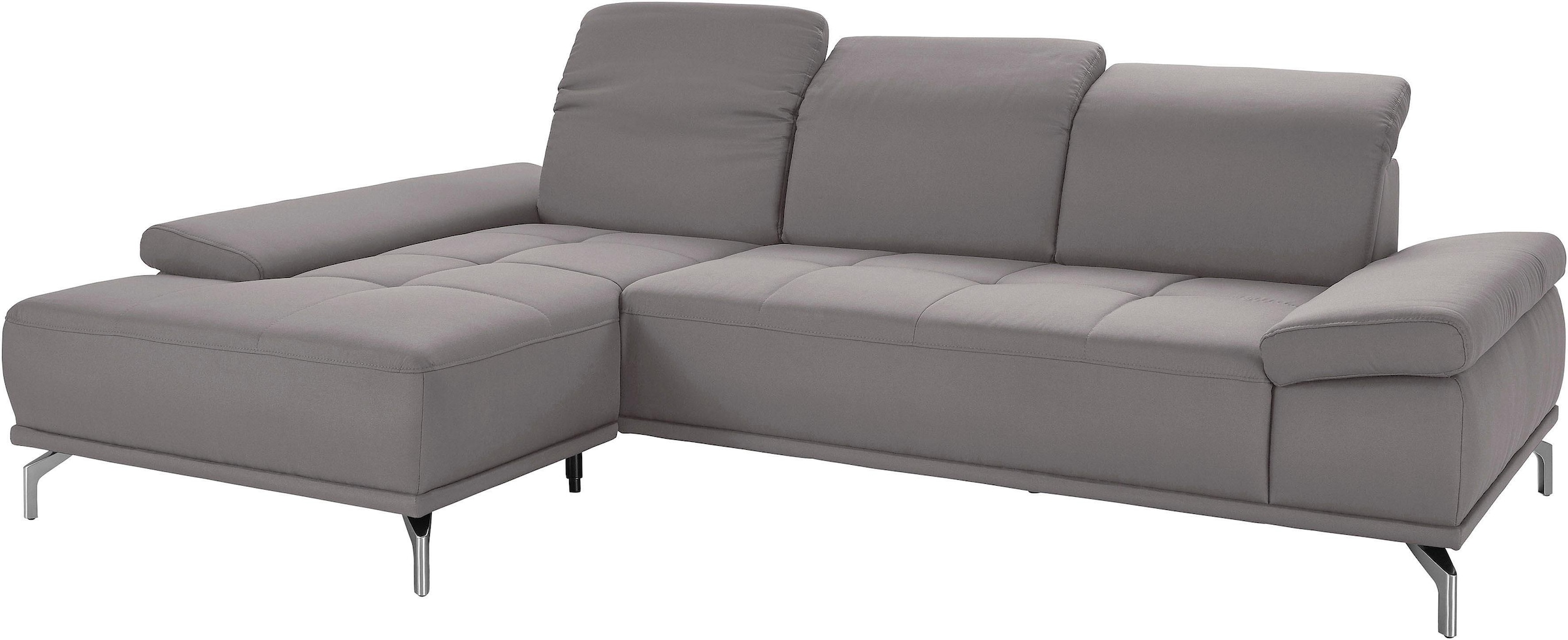 PLACES OF STYLE Canapé d'angle »Caluna« Inkl.Sitztiefenverstellung, wahlweise mit Kopf- und Armteilverstellung