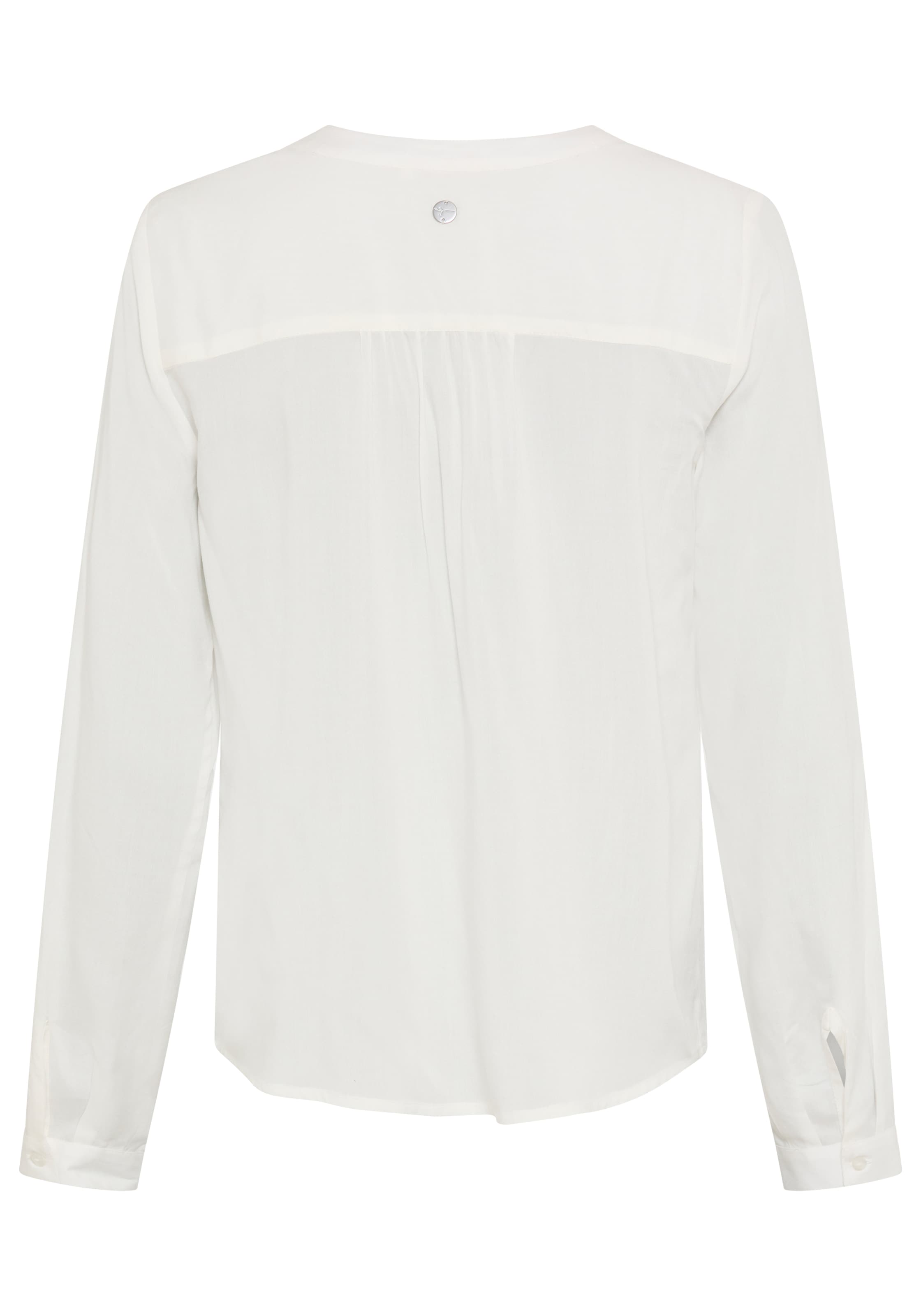 Tamaris Chemisier à chemise »mit lockerem Schnitt, aus fliessender Viskose-Qualität« avec manches retroussables
