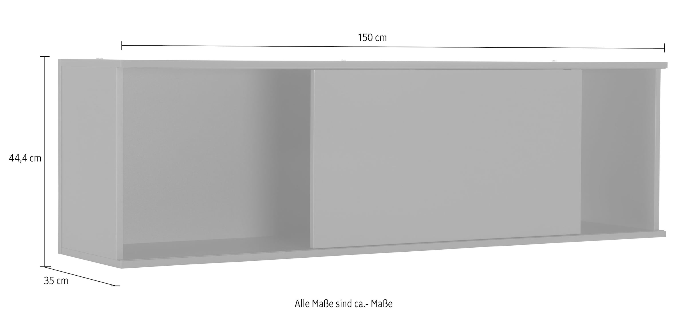 kaufen bequem OPTIFIT »Mini«, Schiebetür mit Hängeregal