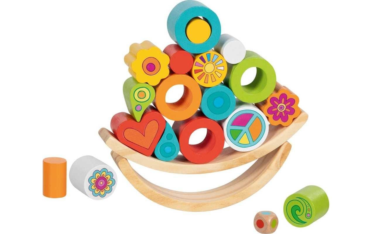 goki Stapelspielzeug »Balancierspiel Flowerloop 18 x 3,2 x 19 cm«