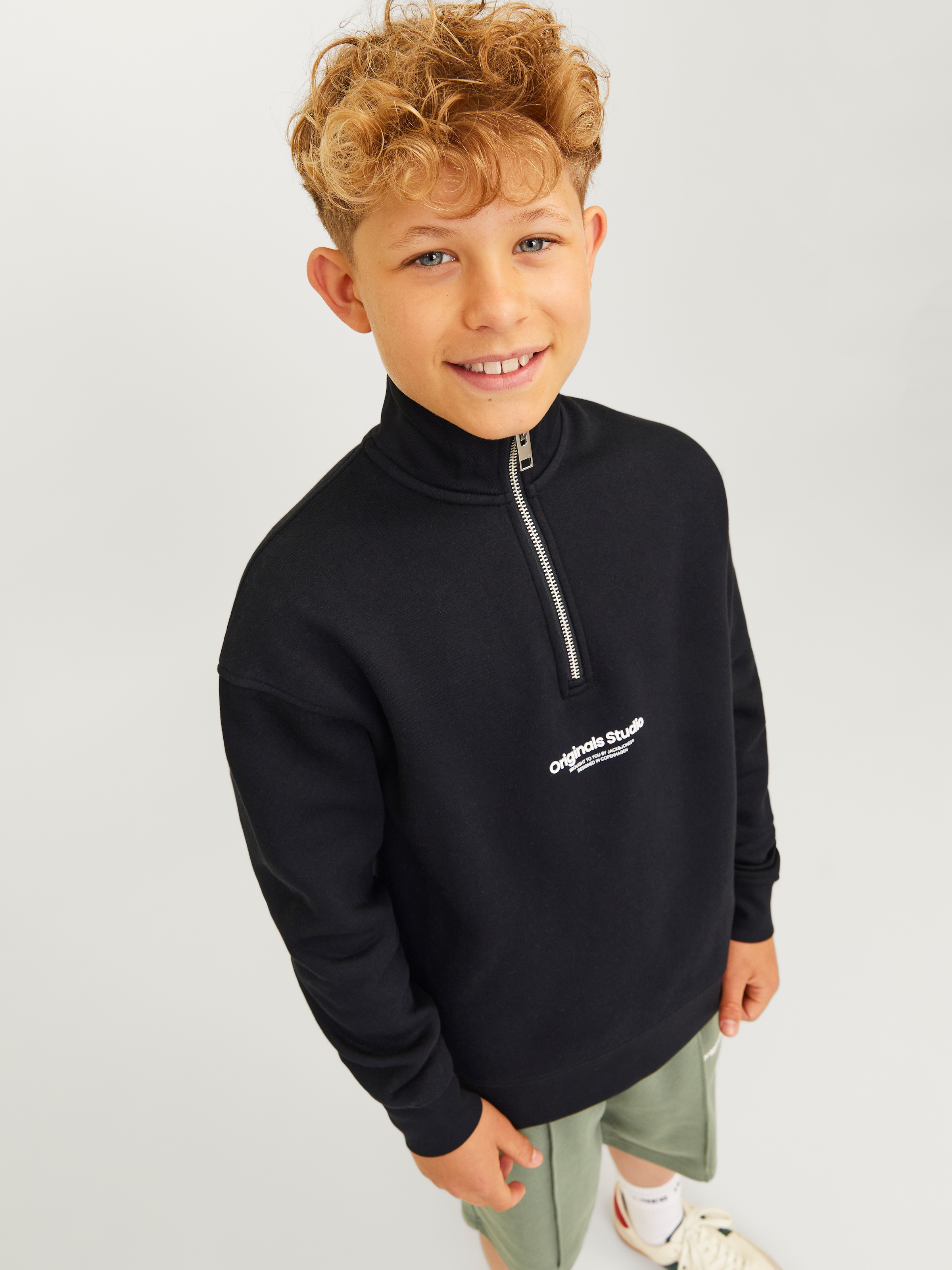 Jack & Jones Junior Sweatshirt »JORVESTERBRO SWEAT QUARTER ZIP NOOS JNR«