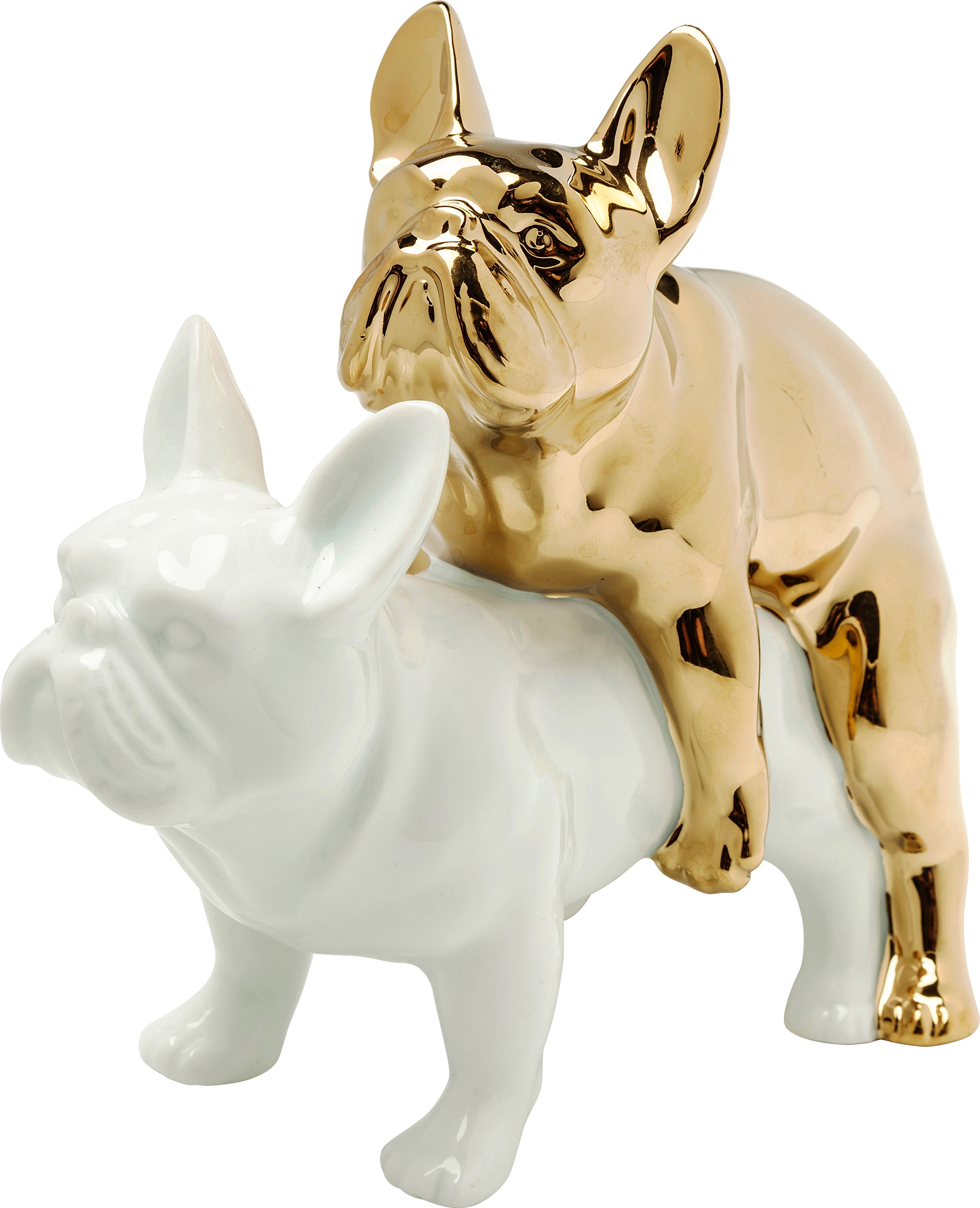 Kare Design Dekofigur »Deko Figur Love Dogs Gold«