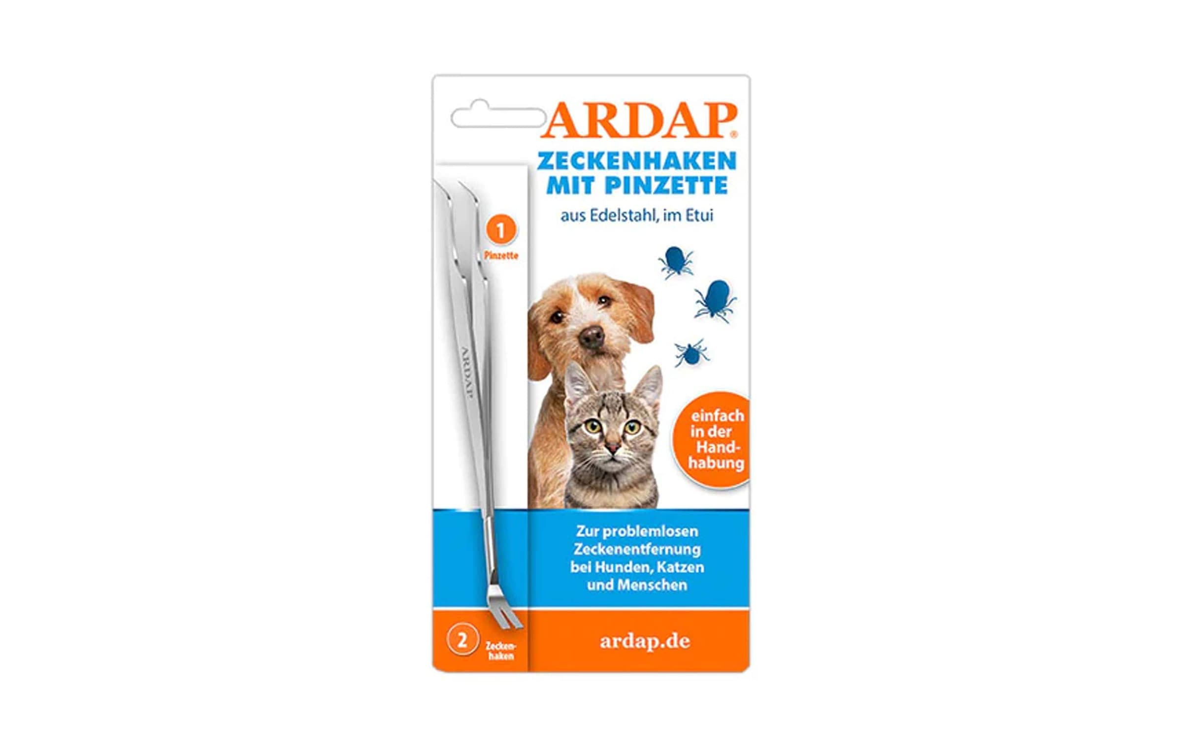   Zeckenpinzette »Ardap Hunde und Katzen«