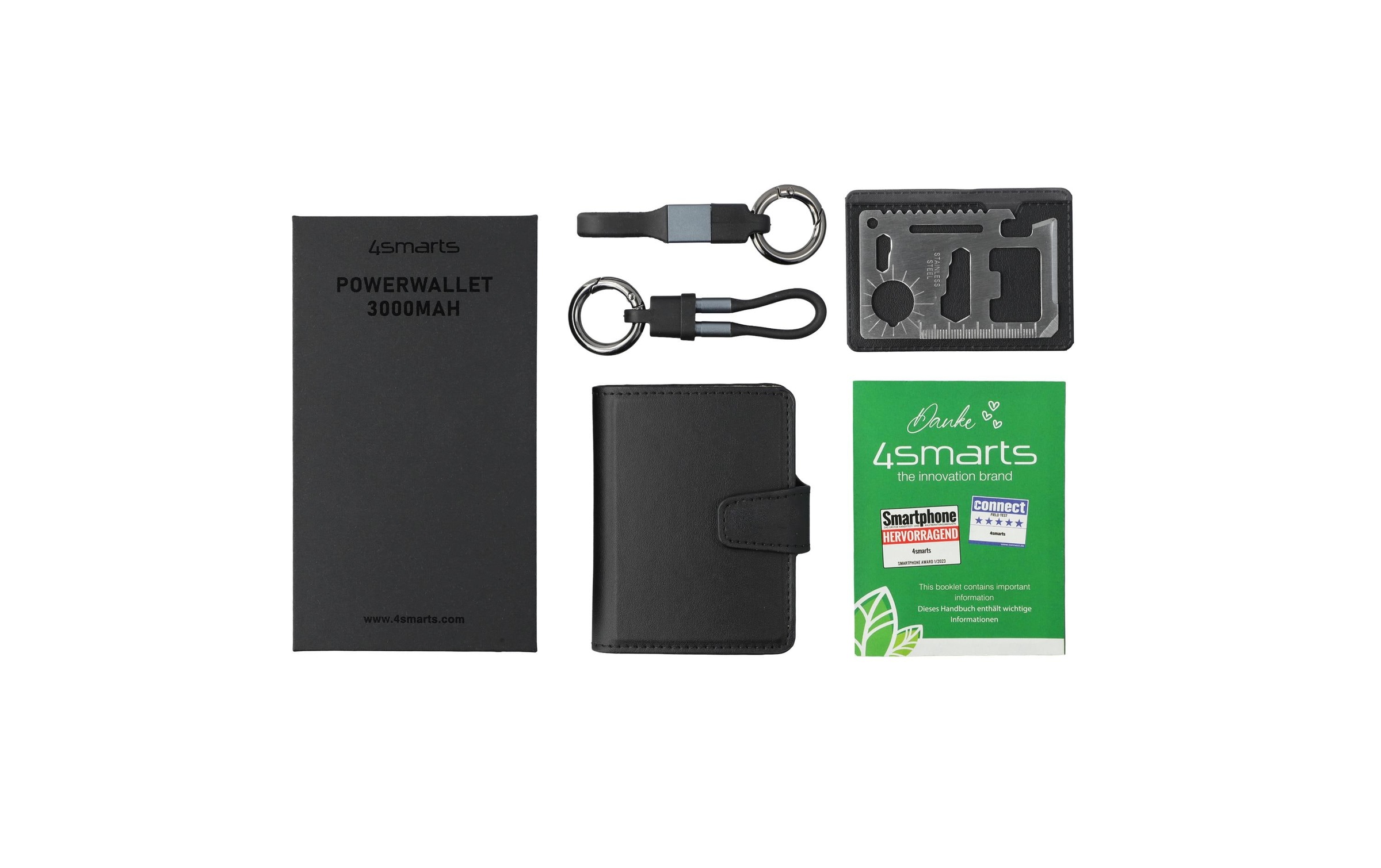 4smarts Powerbank »PowrWallet 3000 mAh«, 3000 mAh
