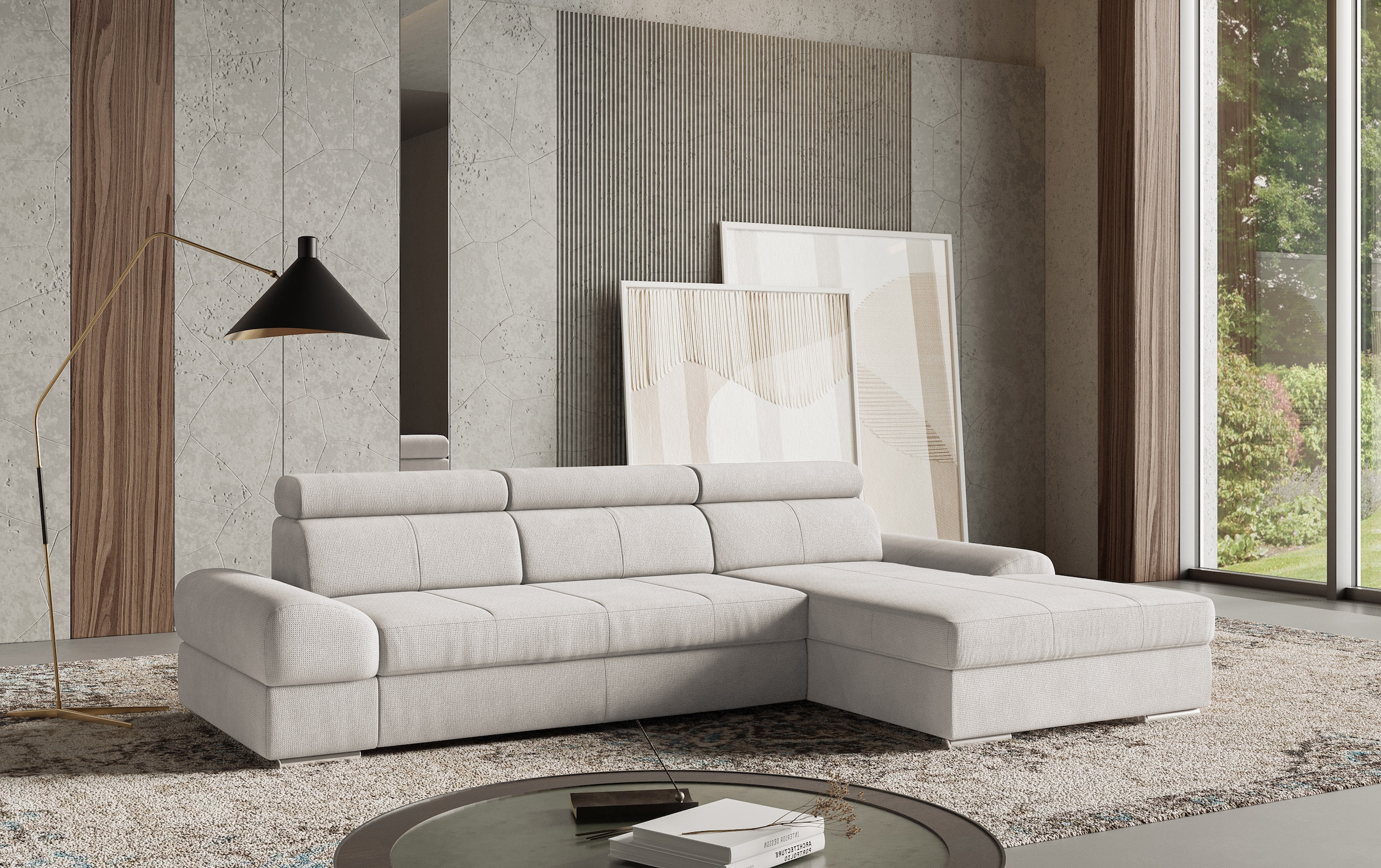 Image of sit&more Ecksofa "Broadway L-Form" inklusive Kopfteilverstellung, wahlweise mit Bettfunktion