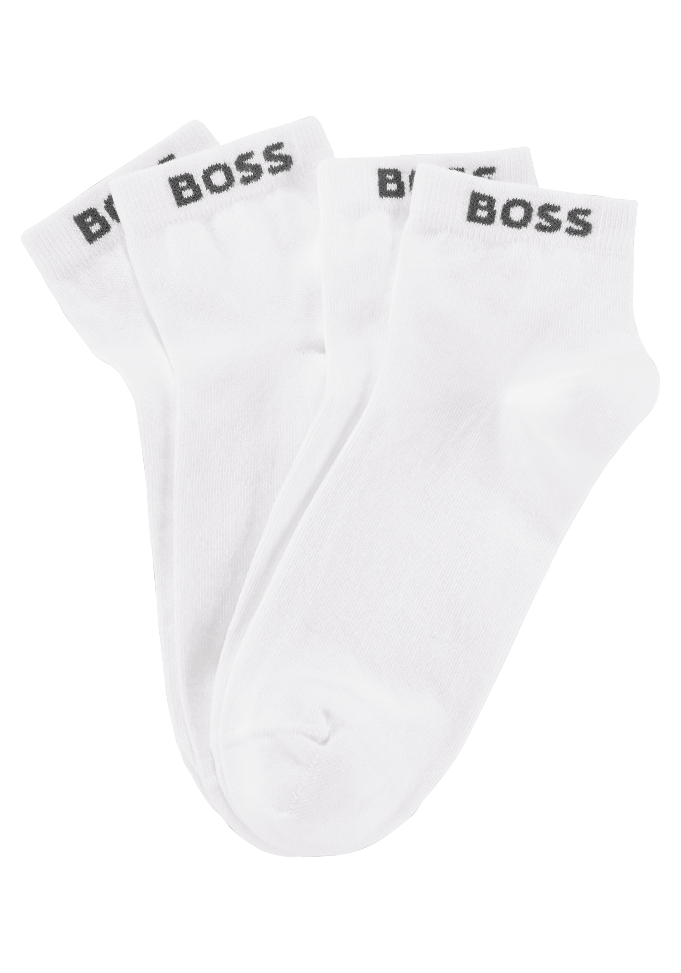 Image of BOSS Sneakersocken Set, 2 Stk. tlg. mit eingenähtem Markenschriftzug
