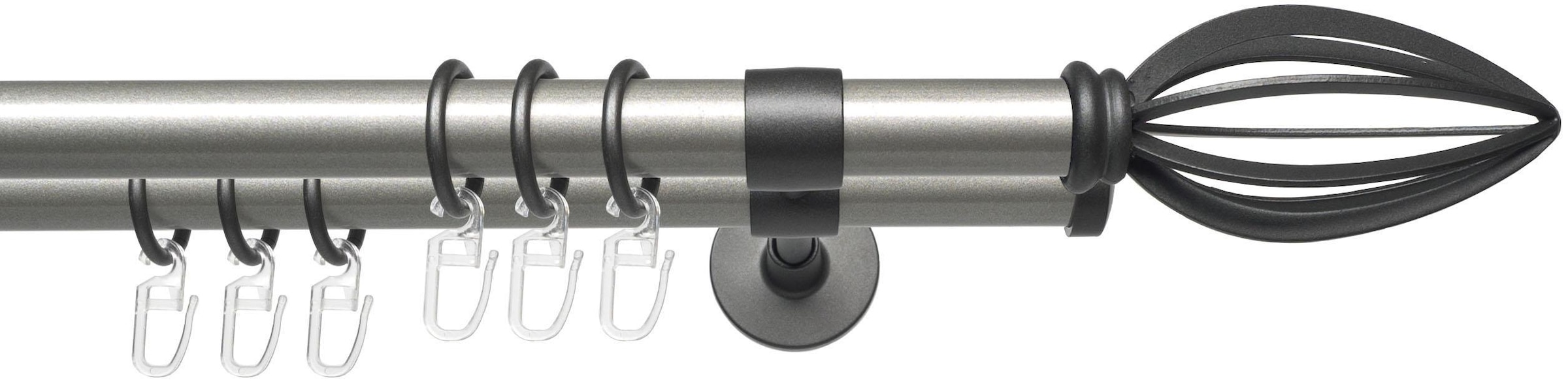 Image of Liedeco Gardinenstange "Lan Cast" Ø 20 mm 2 läufig-läufig Fixmass