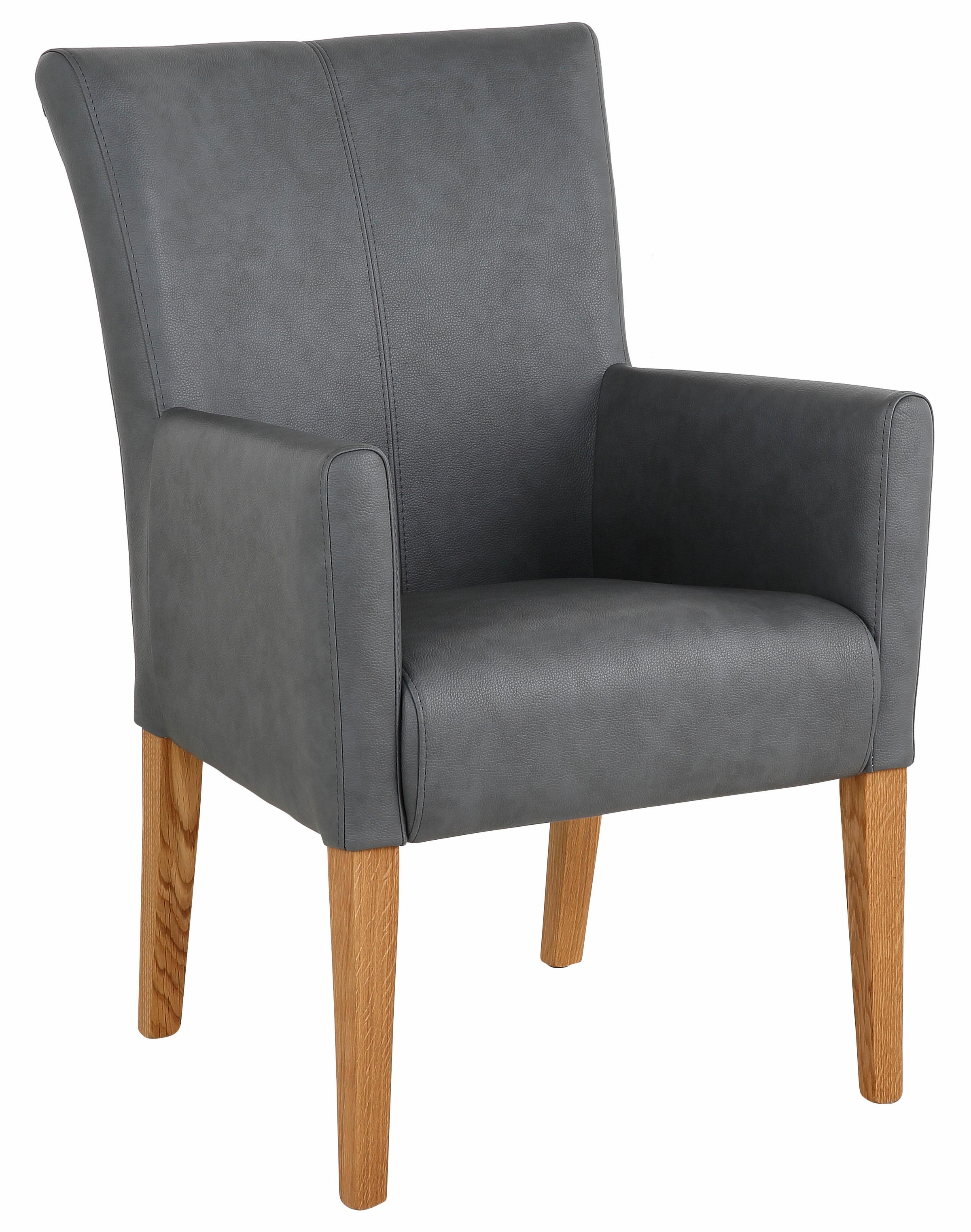 Image of Home affaire Armlehnstuhl »King«, Webstoff, Esszimmerstuhl mit Knopfheftung bei Ackermann Versand Schweiz