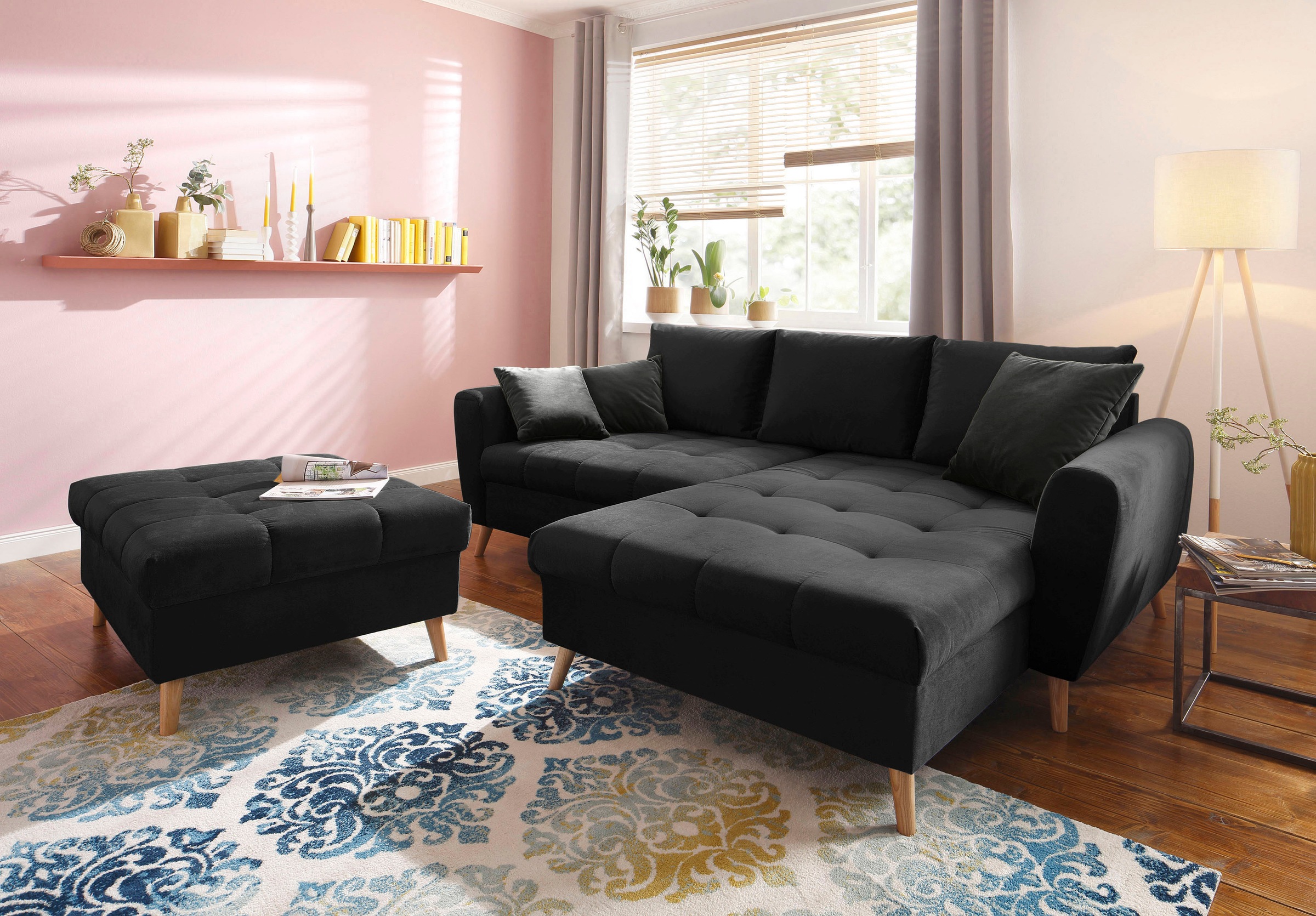 Image of Home affaire Ecksofa »Penelope Luxus«, mit besonders hochwertiger Polsterung für bis zu 140 kg pro Sitzfläche bei Ackermann Versand Schweiz