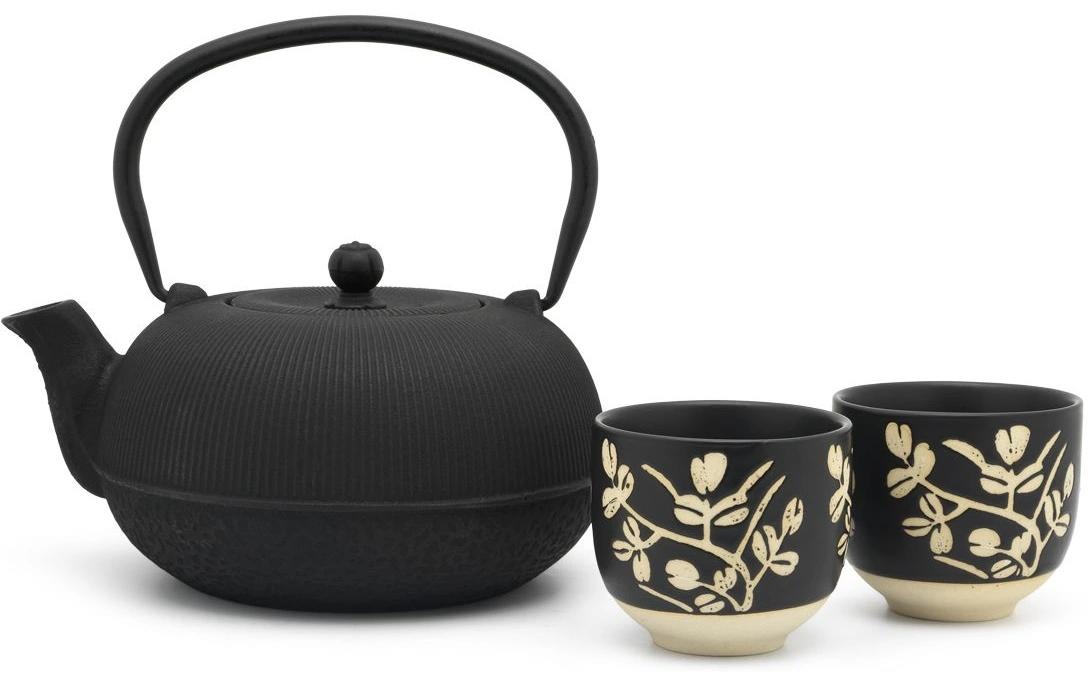 Image of Bredemeijer Teekanne "Sichuan 1.0 Liter, inkl. 2 Tassen" 1 l 3 Stk. tlg.