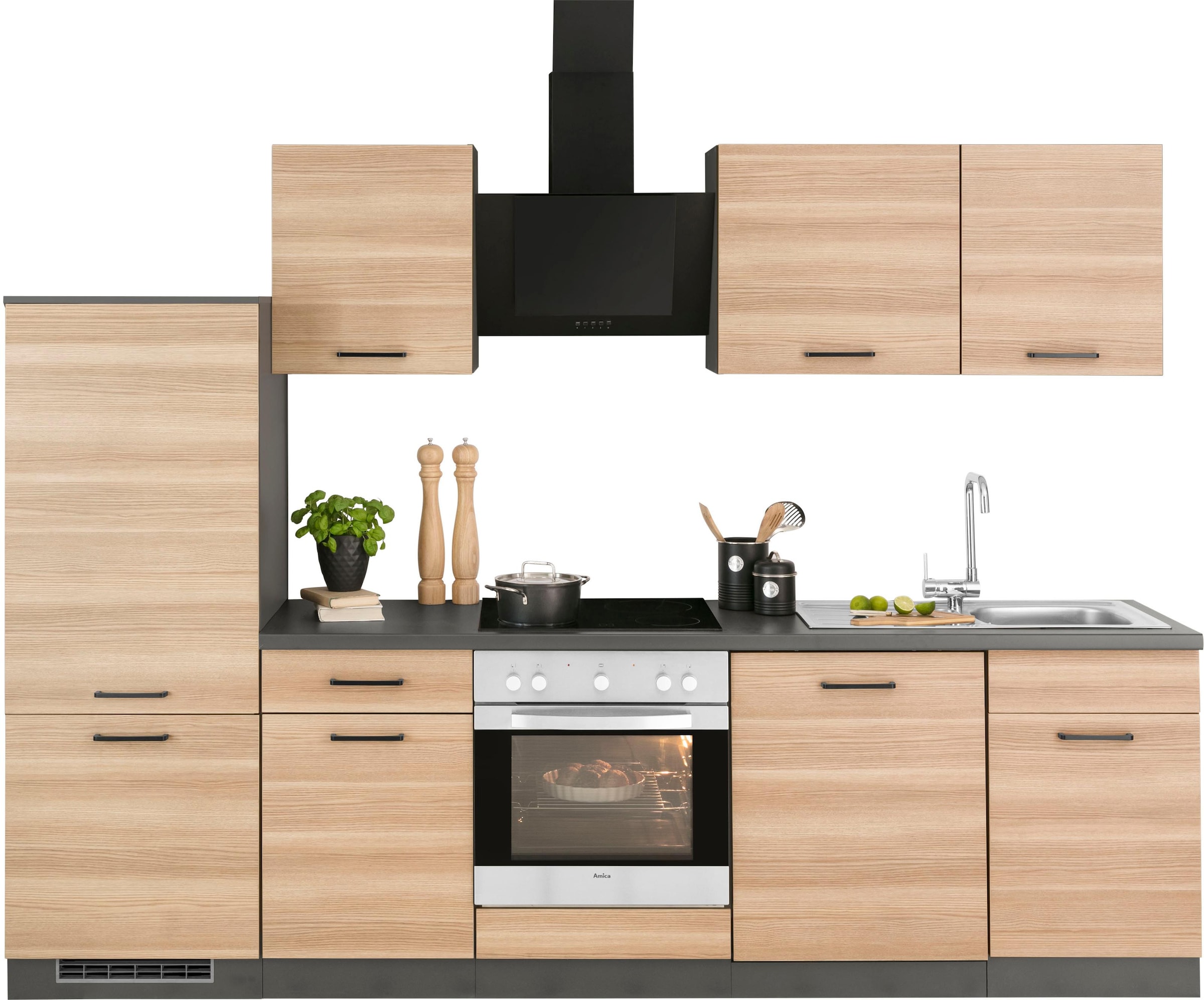 wiho Küchen Küchenzeile »Esbo«, ohne 280 cm jetzt Breite E-Geräte, kaufen