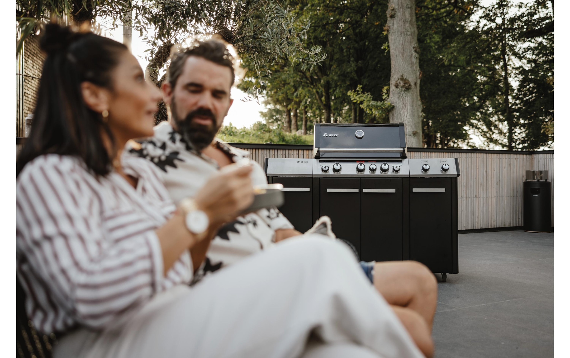 Enders® Barbecue à gaz »Uniq Pro 3 IK Kitchen Cruster«