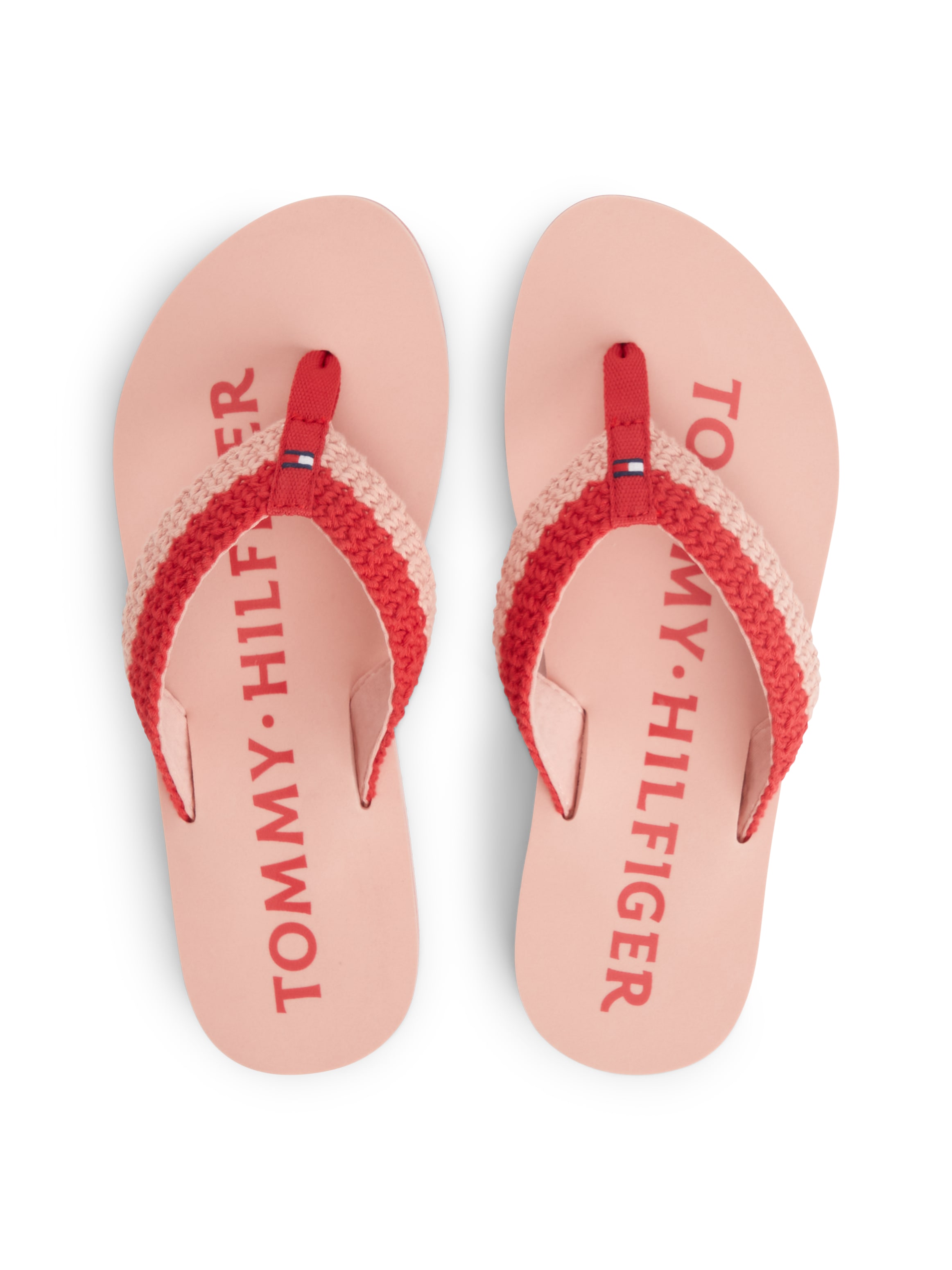 Tommy Hilfiger Séparateur d'orteils »TH CROCHET SUMMER SANDAL«  Dianette, chaussure de plage en crochet estival