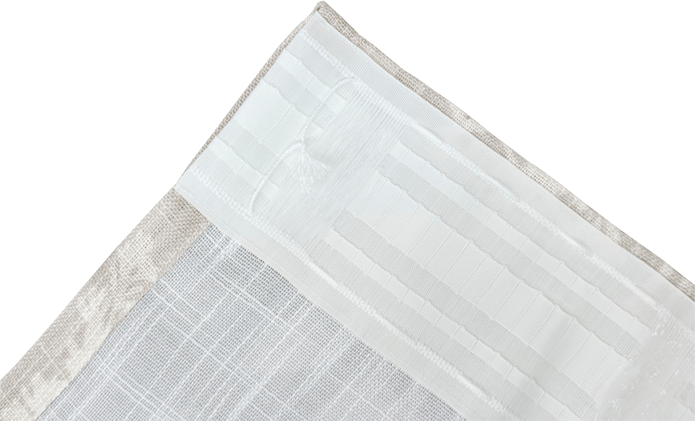 GOODproduct Gardine »Linnah« Multifunktionsband 1 Stk. tlg. halbtransparent, strukturiert, Wohnzimmer, Schlafzimmer, Esszimmer,