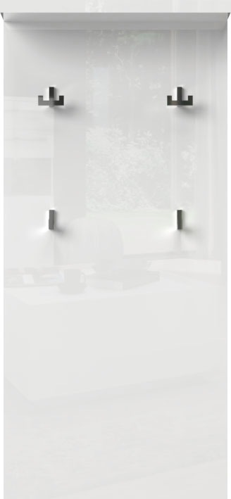 Image of GOODproduct Garderobenpaneel "Piano" hochwertig UV lackiert, Breite 46 cm