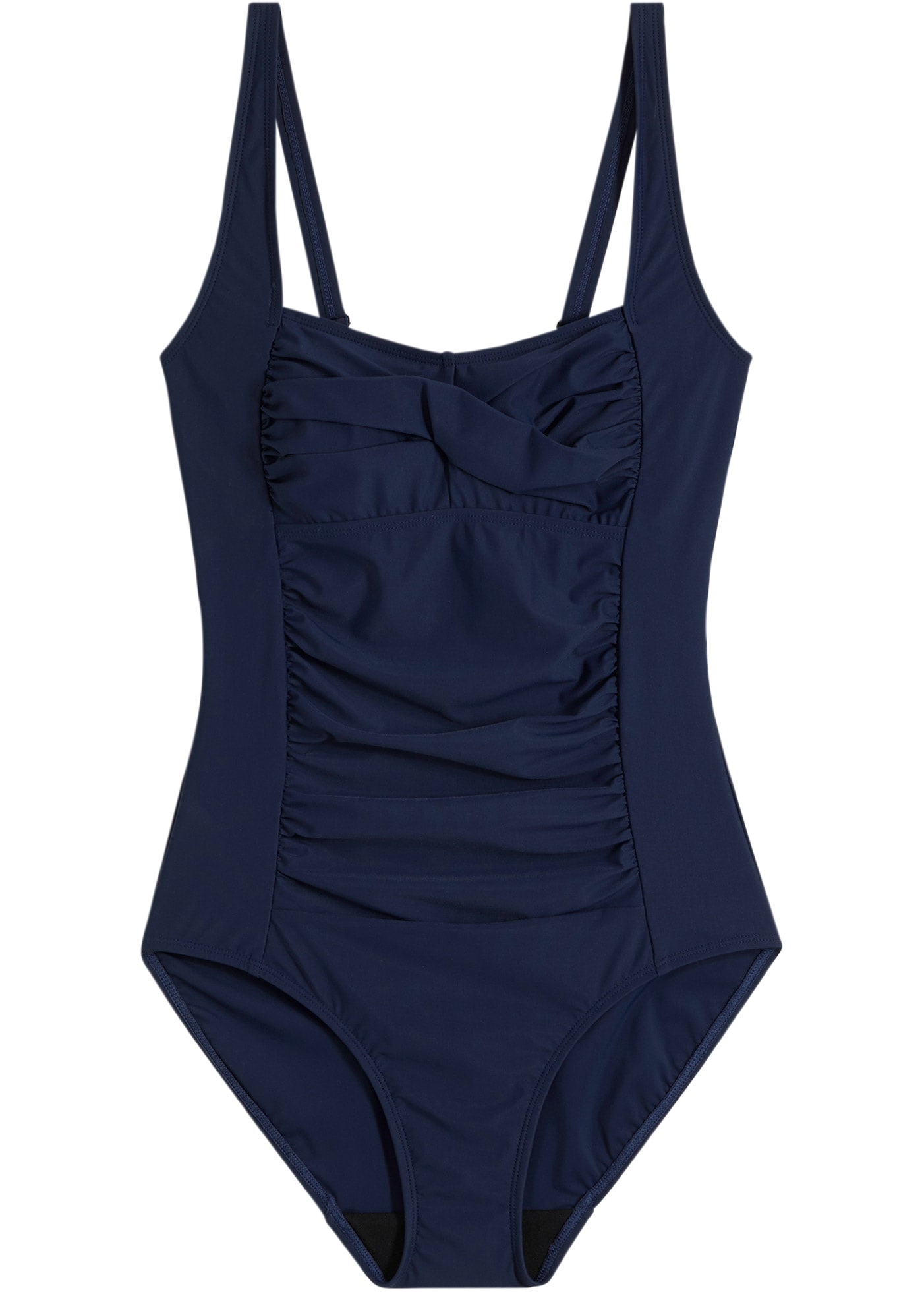 bonprix Maillot de bain »Medium Shape-Badeanzug mit Wickeloptik« mit Wickeloptik, Medium Shape-Effekt, sportliche Passform