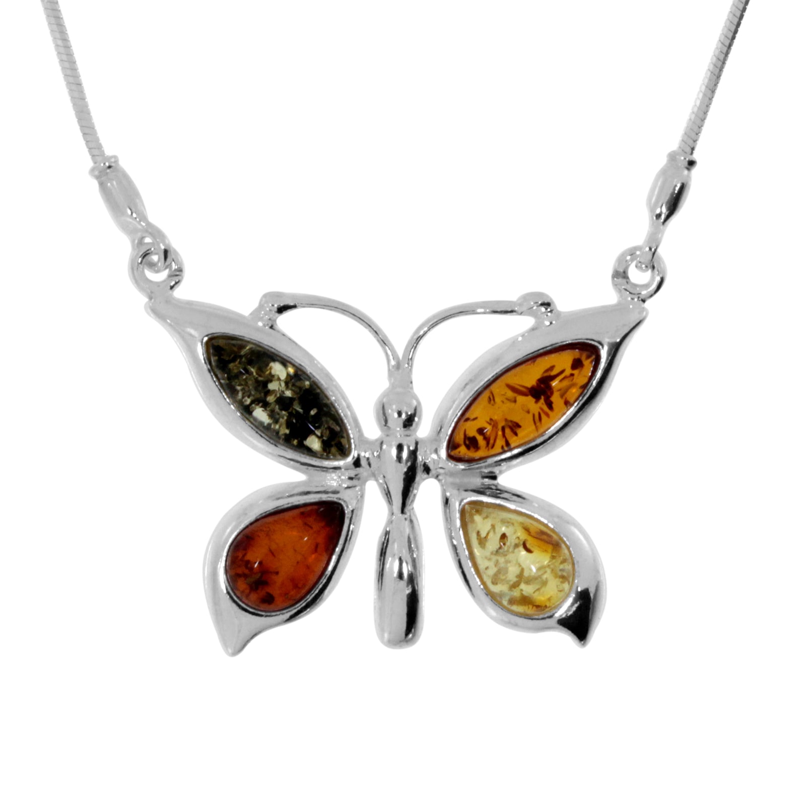 Image of OSTSEE-SCHMUCK Collier "Ostsee-Schmuck Collier Schmetterling Collier Schmetterling"