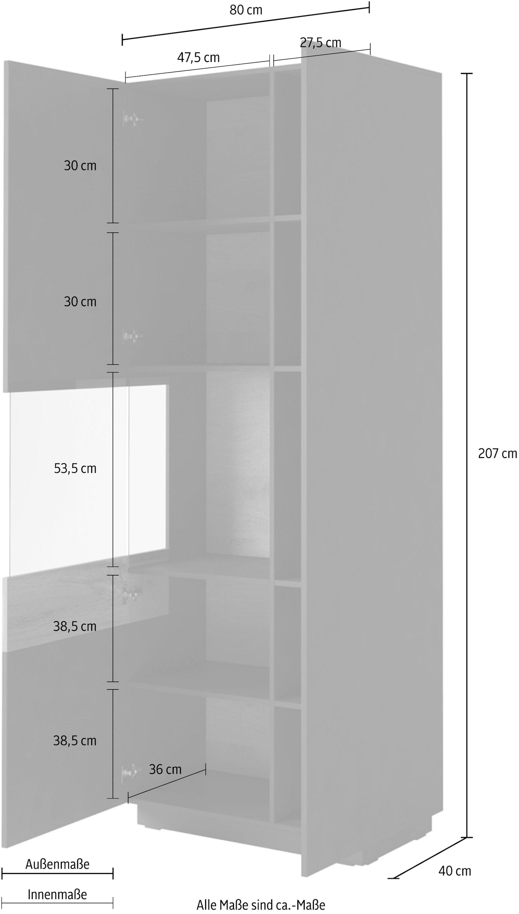 INOSIGN Vitrine »SILKE«, Höhe 207 cm