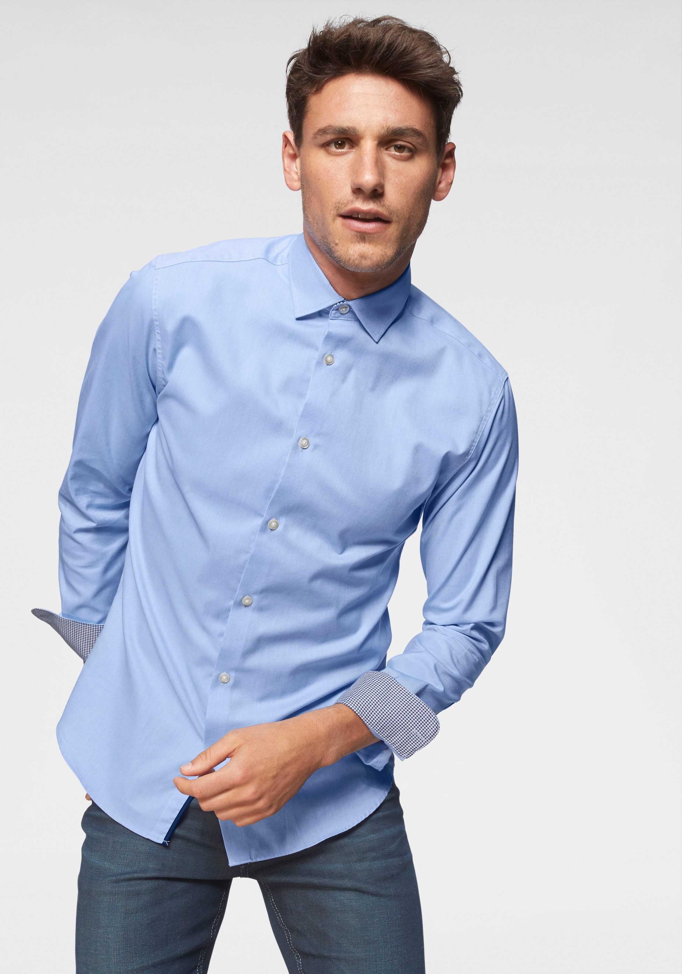 Image of SELECTED Langarmhemd "SLHSLIMNEW-MARK SHIRT LS NOOS"
