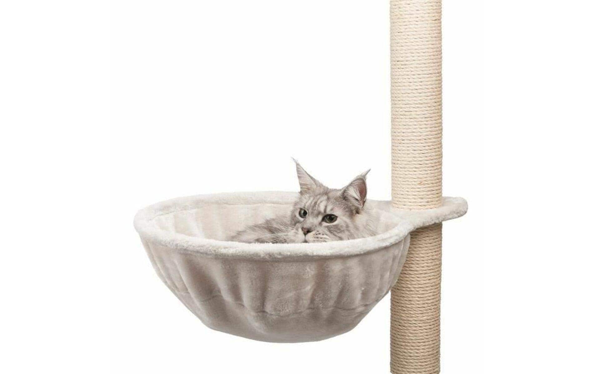TRIXIE Kratzbaum »Trixie Kuschelsack XL Kuschelsack XL Plüsch Hellgrau Ø 45 cm« 45 cm hoch