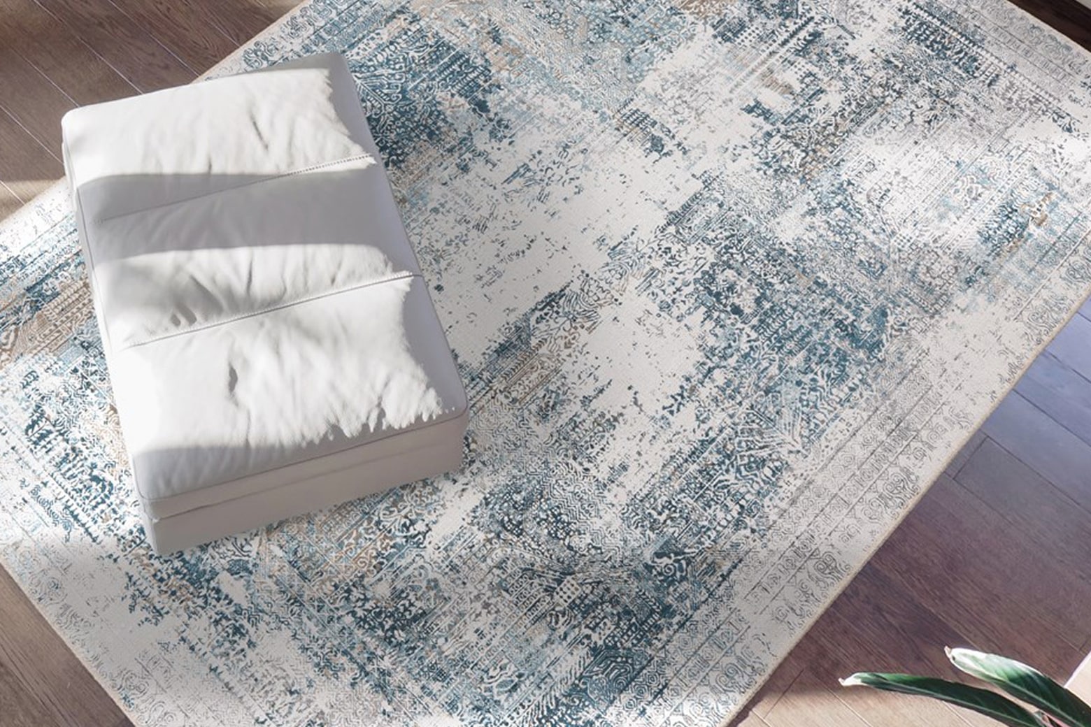 Image of me gusta Teppich "Faye 1025" rechteckig 6 mm Höhe Flachgewebe, gedrucktes Motiv, Wohnzimmer, Esszimmer