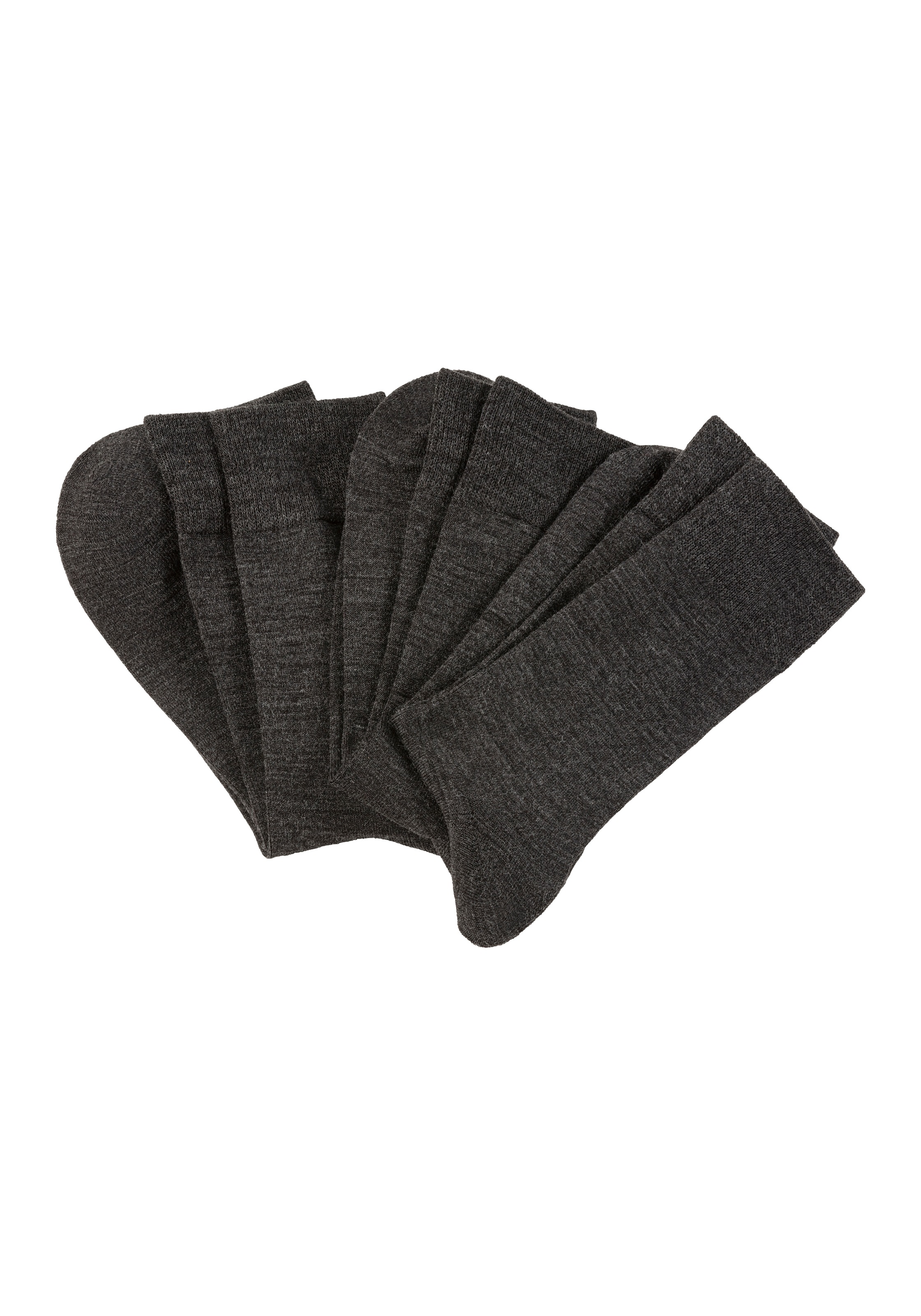Apollo Basicsocken, (3er Pack), Unisex mit Stickerei und weichen Merinowoll-Anteil