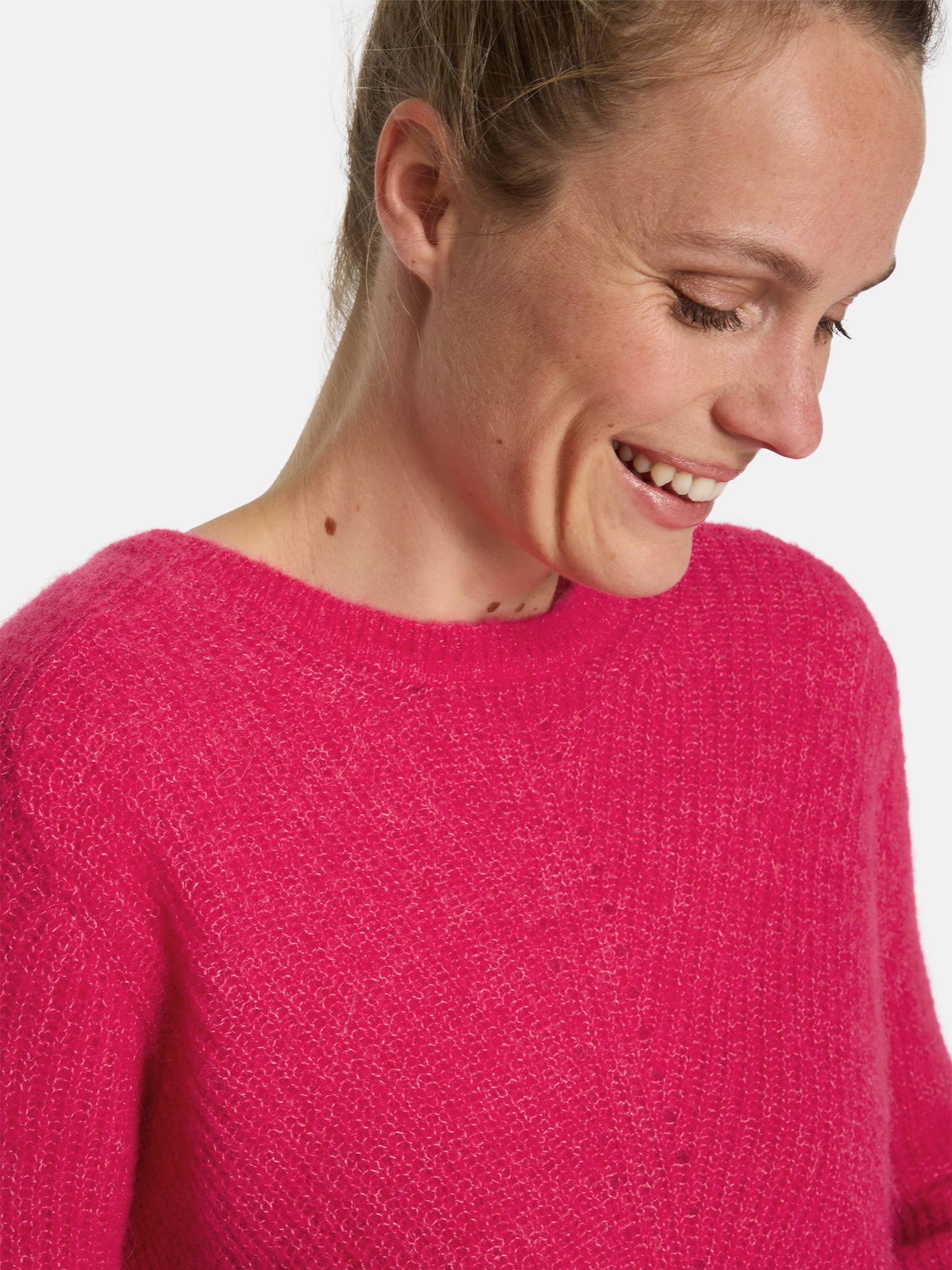 Lieblingsstück Strickpullover »Babro«, Rundhals mit Alpakawolle