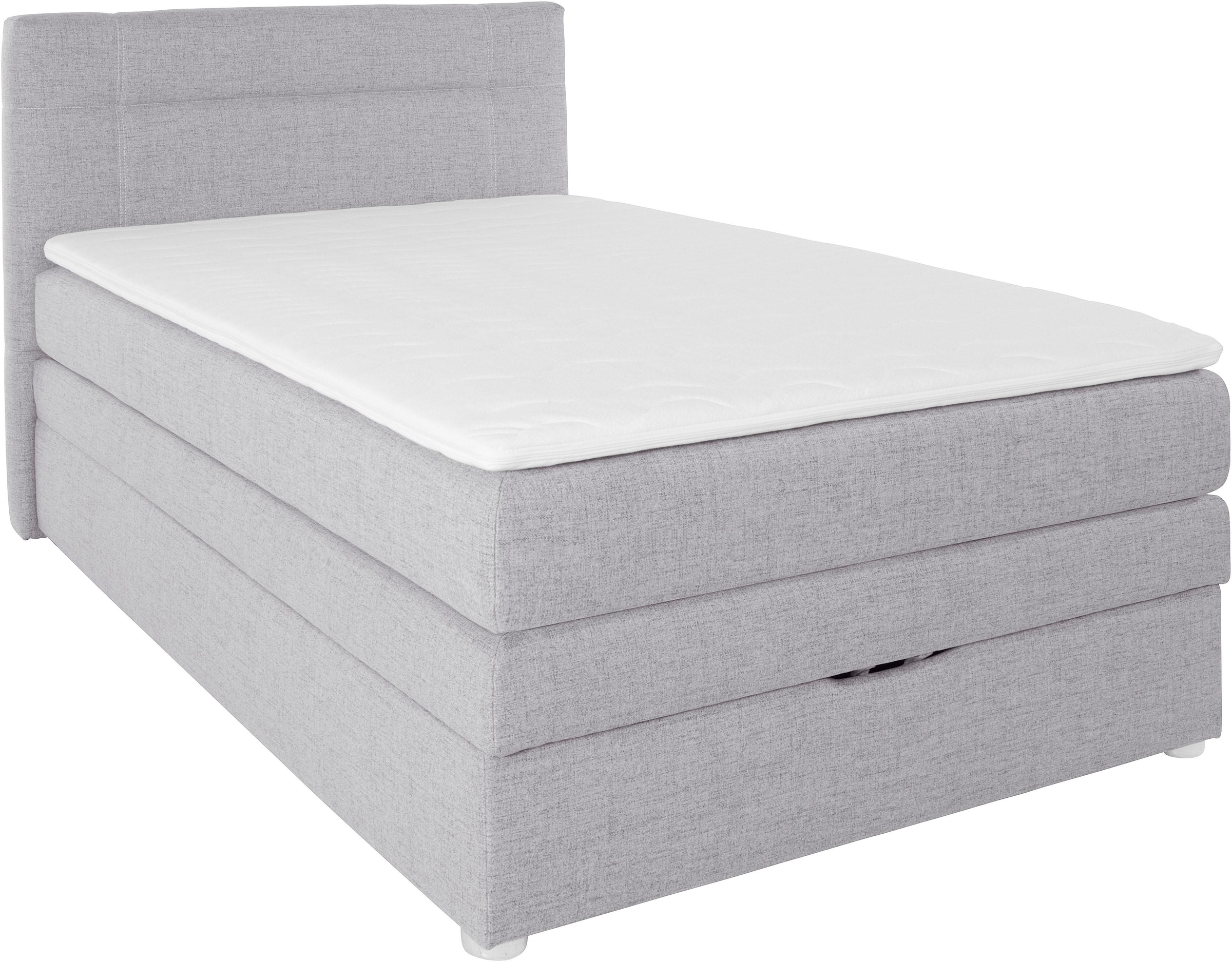 Jockenhöfer Gruppe Lit boxspring »Carmen« avec coffre de lit et surmatelas, disponible en 120 & 140 cm de largeur