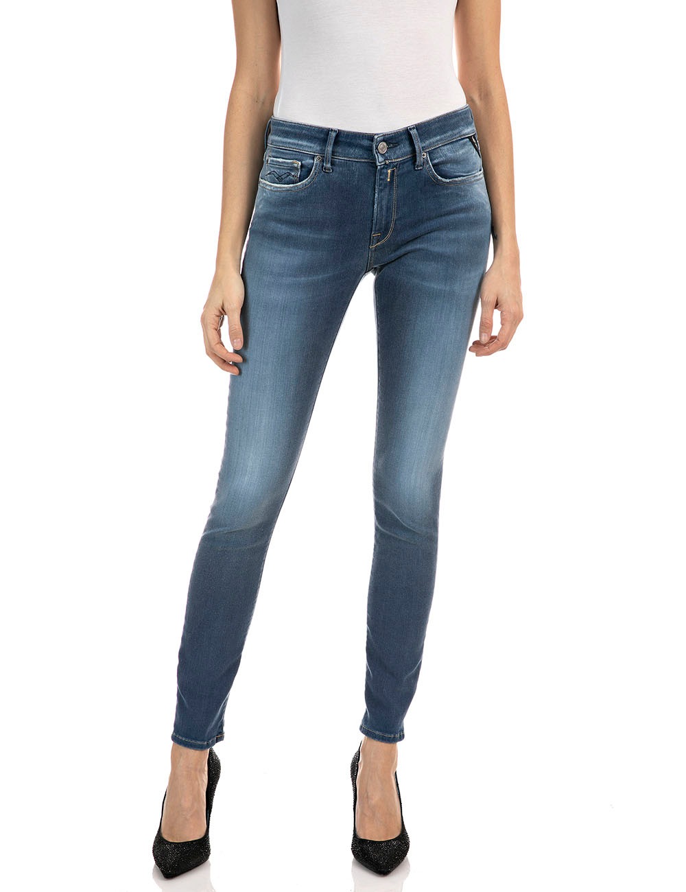 Image of Replay Skinny-fit-Jeans »New Luz«, dezenter Used-Look im 5-Pocket-Style bei Ackermann Versand Schweiz