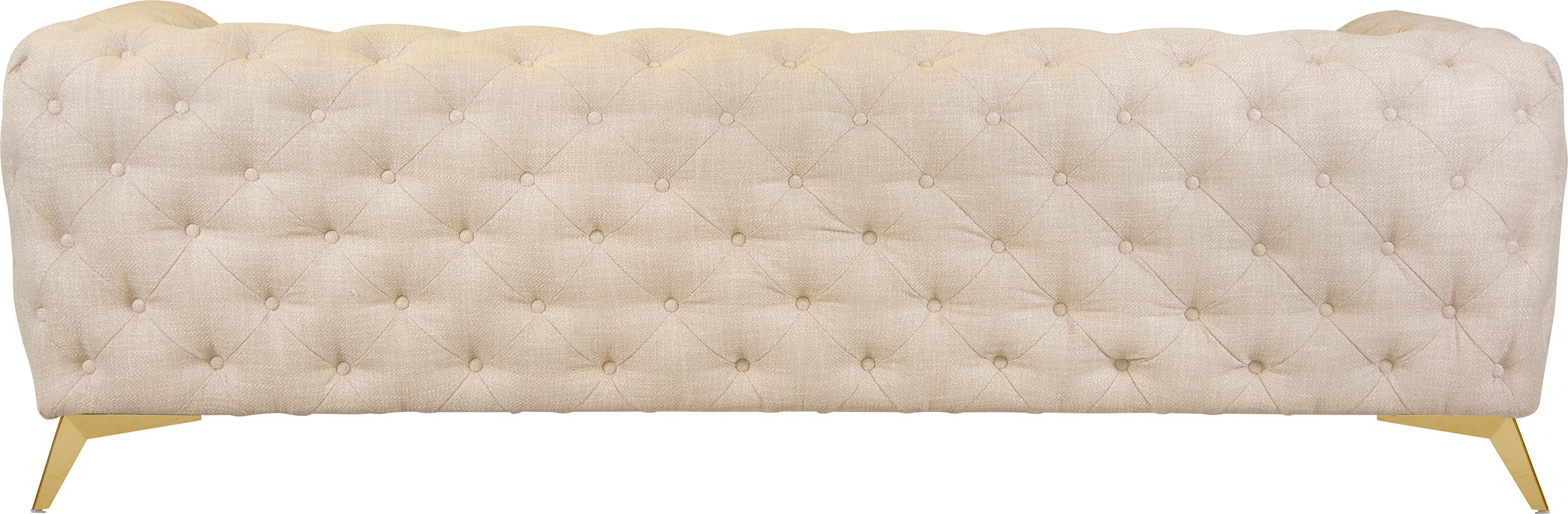Home affaire Chesterfield-Sofa »Glynis« aufwändige Knopfheftung, moderne Chesterfield Optik, Fussfarbe wählbar