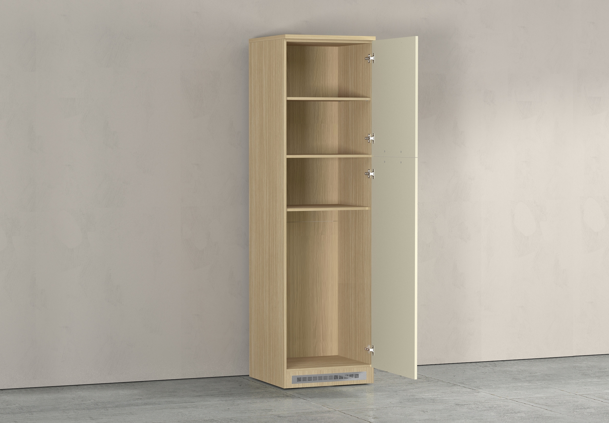 KOCHSTATION Kühlumbauschrank »Luna, Kühlschrank-Umbau, Einbauschrank für Kühlschrank, Made in Italy« B/T/H: 60×60×214,5 cm, für zwei Kühlschrankhöhen vorbereitet