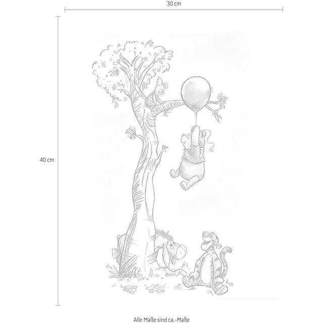 Komar Poster »Winnie Pooh Hang on«, Disney, (1 St.), Kinderzimmer,  Schlafzimmer, Wohnzimmer kaufen